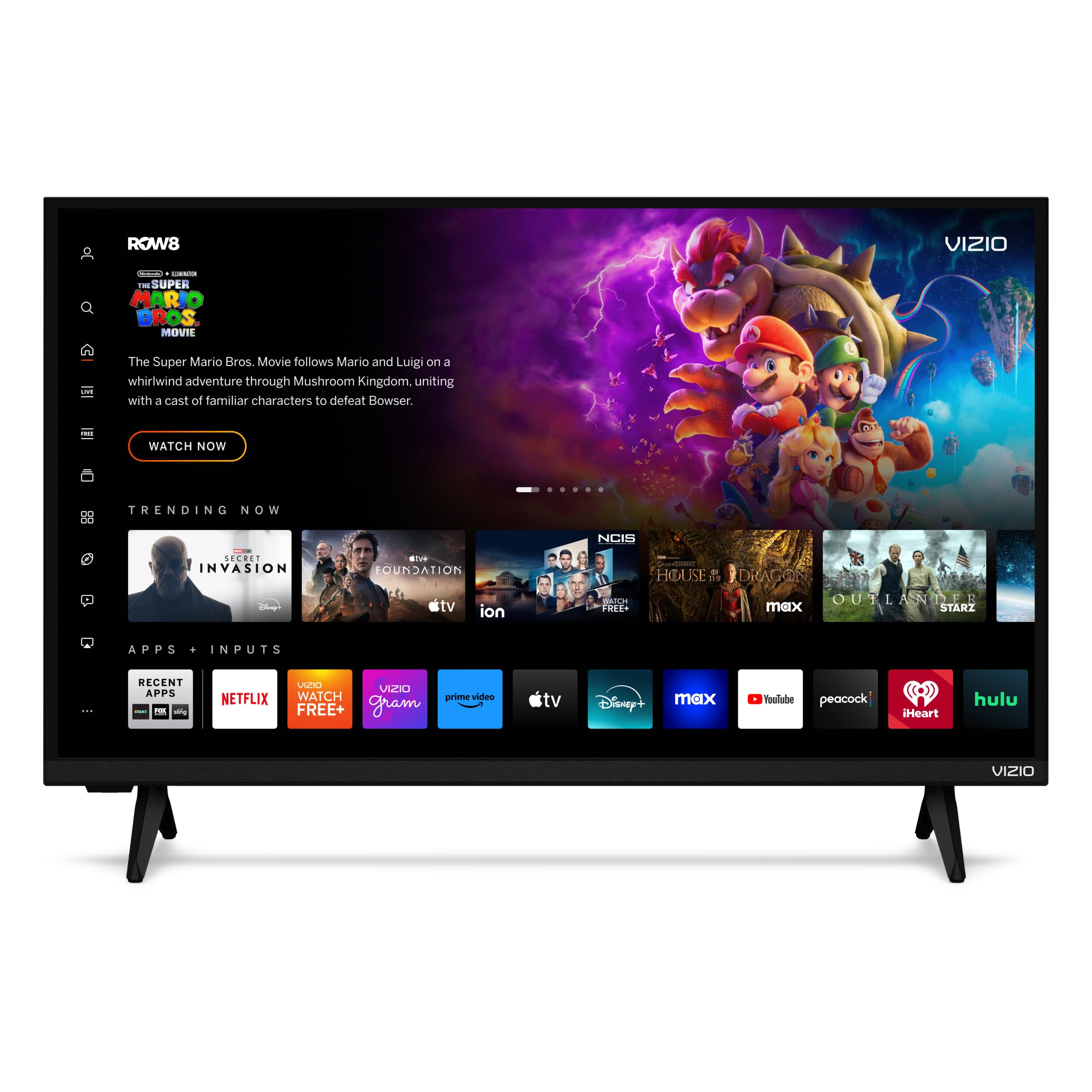 Vizio 32 Inch Hd Smart Tv 720P Led W/Alexa Compatibility, Google Cast Built In, Bluetooth Headphone Capable (Vhd32M 08, New)