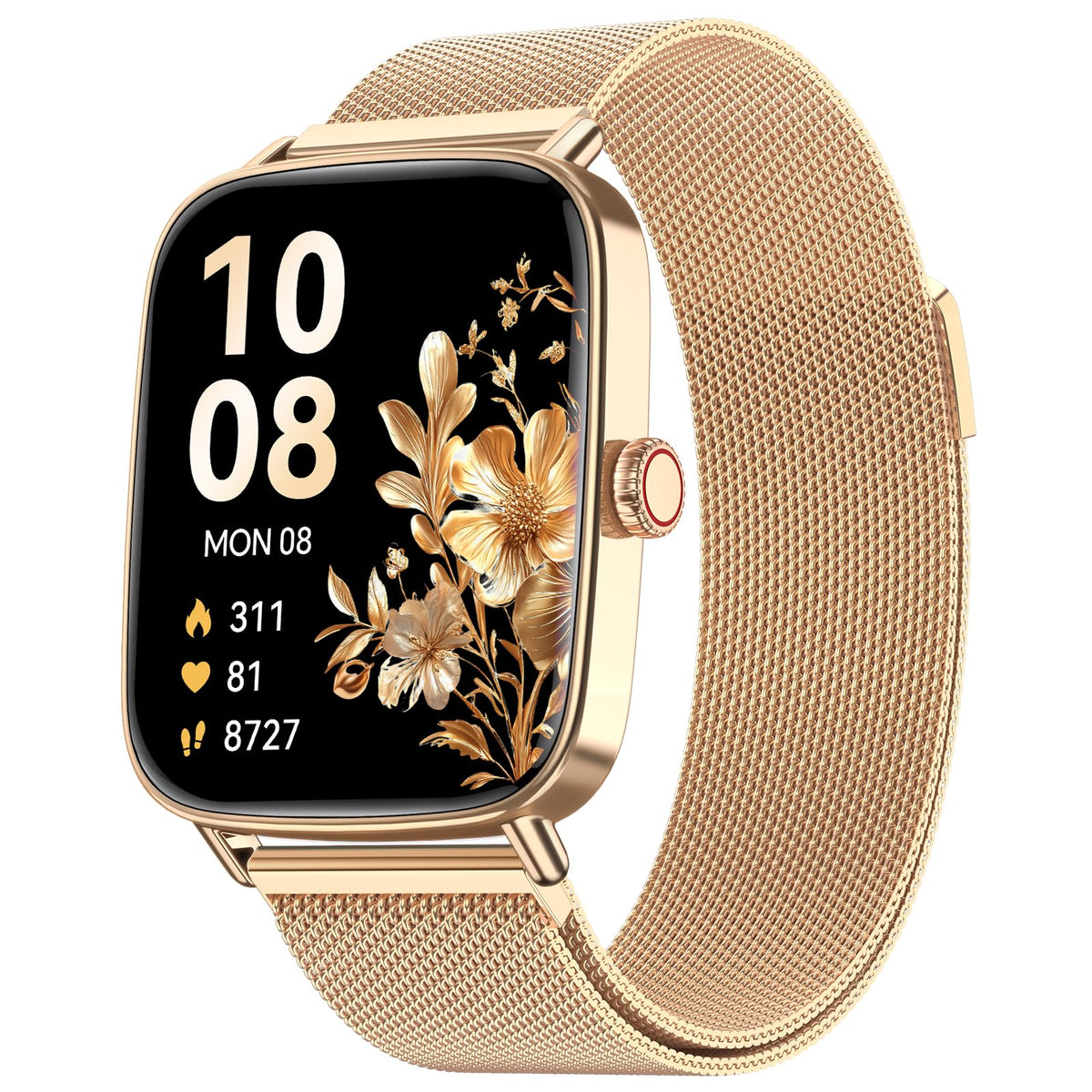 Smart Watches For Women, 1.85 '' Hd Smartwatch (Answer/Make Calls), 100+ Sport Fitness Watch With Heart Rate/Sleep/Spo2 Monitor,