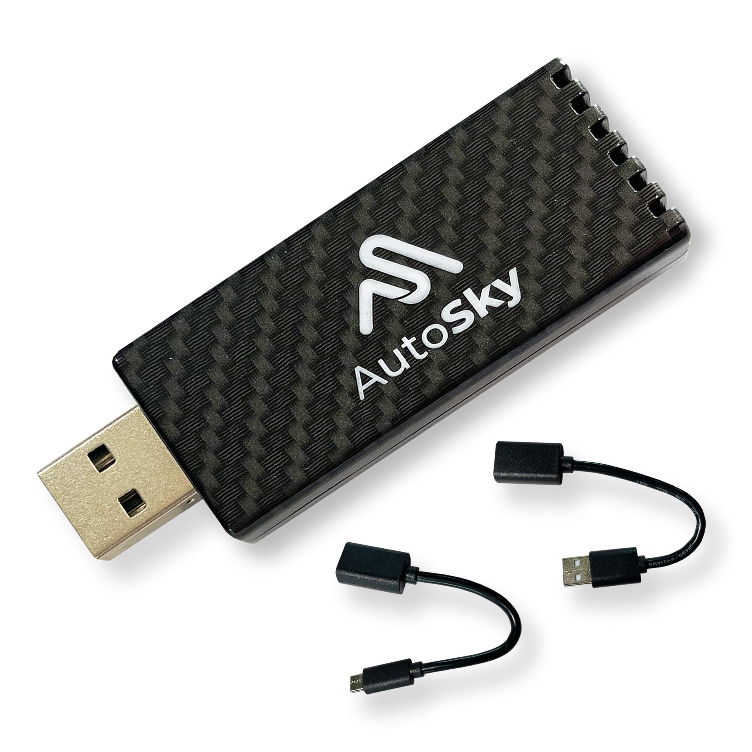 Wireless Carplay Adapter 2023 Pro Edition   Fastest And Most Compact  Autosky   Factory Wired Carplay Cars   Usb A And Usb C Cab