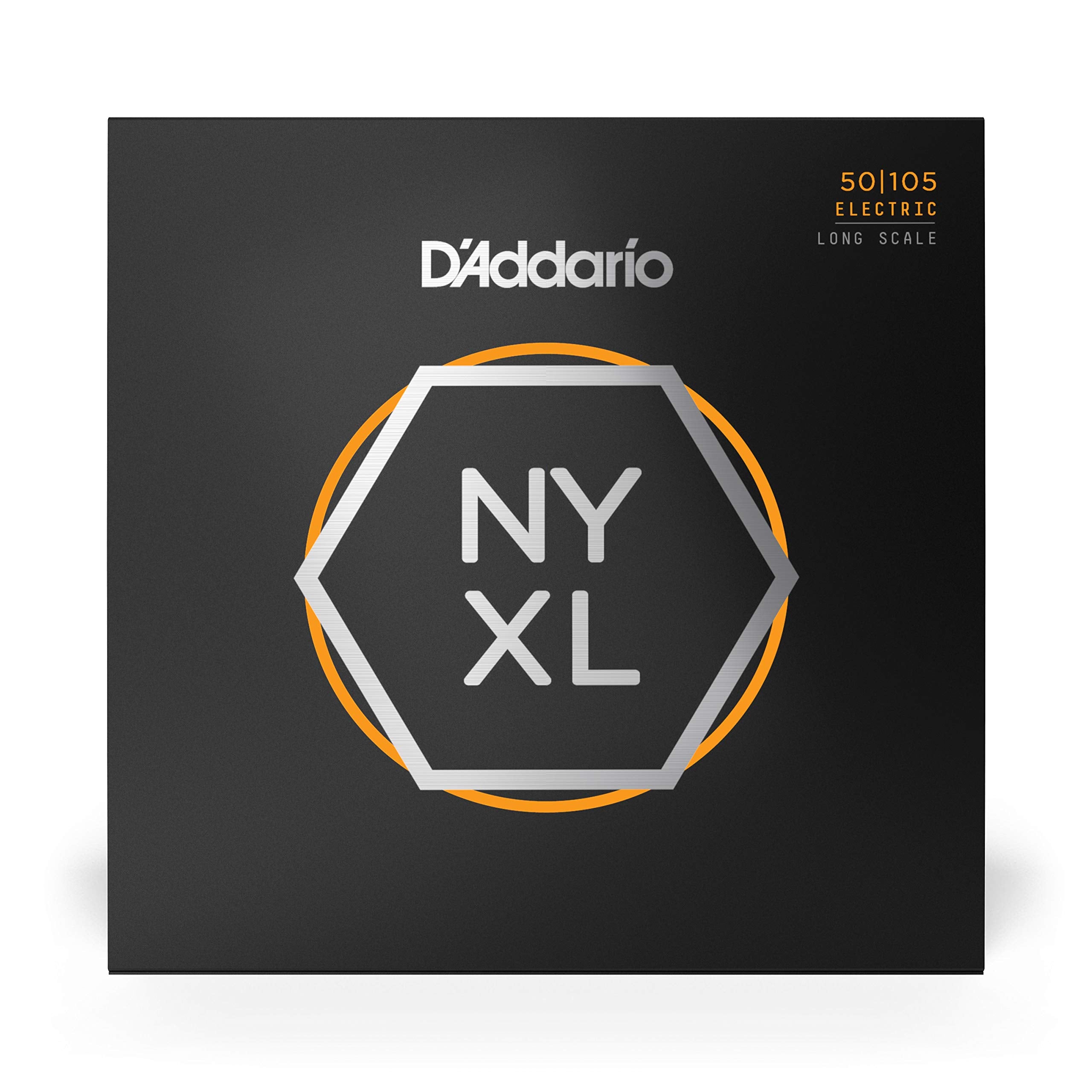D'Addario Bass Guitar Strings   Nyxl Bass Strings   Nyxl50105   Unrivaled Strength, Tuning Stability, Enhanced Response   For 4