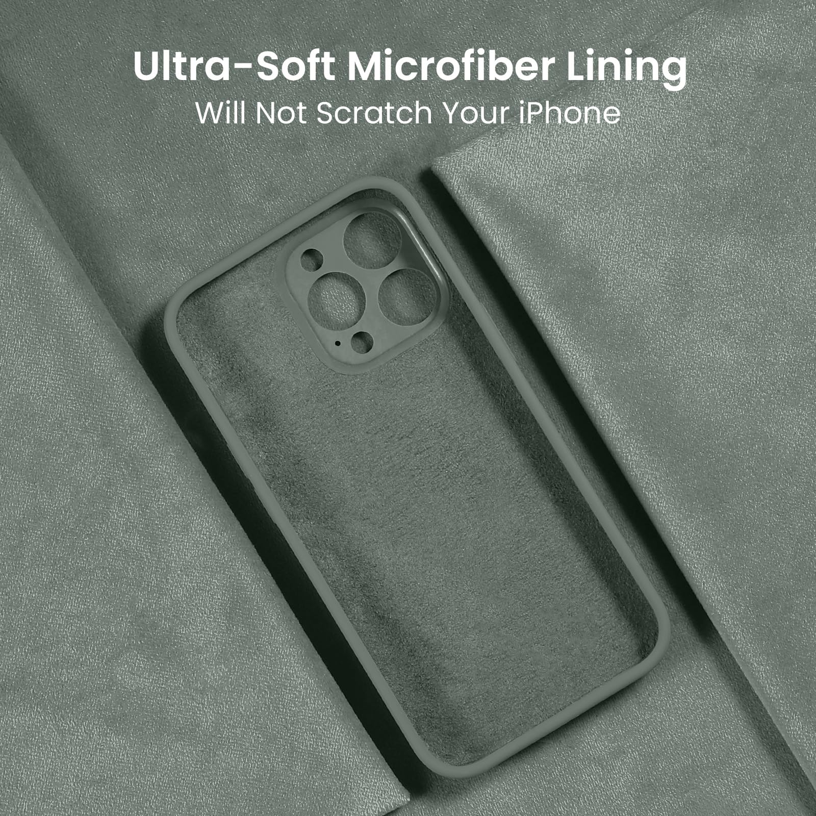 Firenova Designed For Iphone 15 Pro Case, Silicone Upgraded [Camera Protection] Phone Case With [2 Screen Protectors], Soft Anti