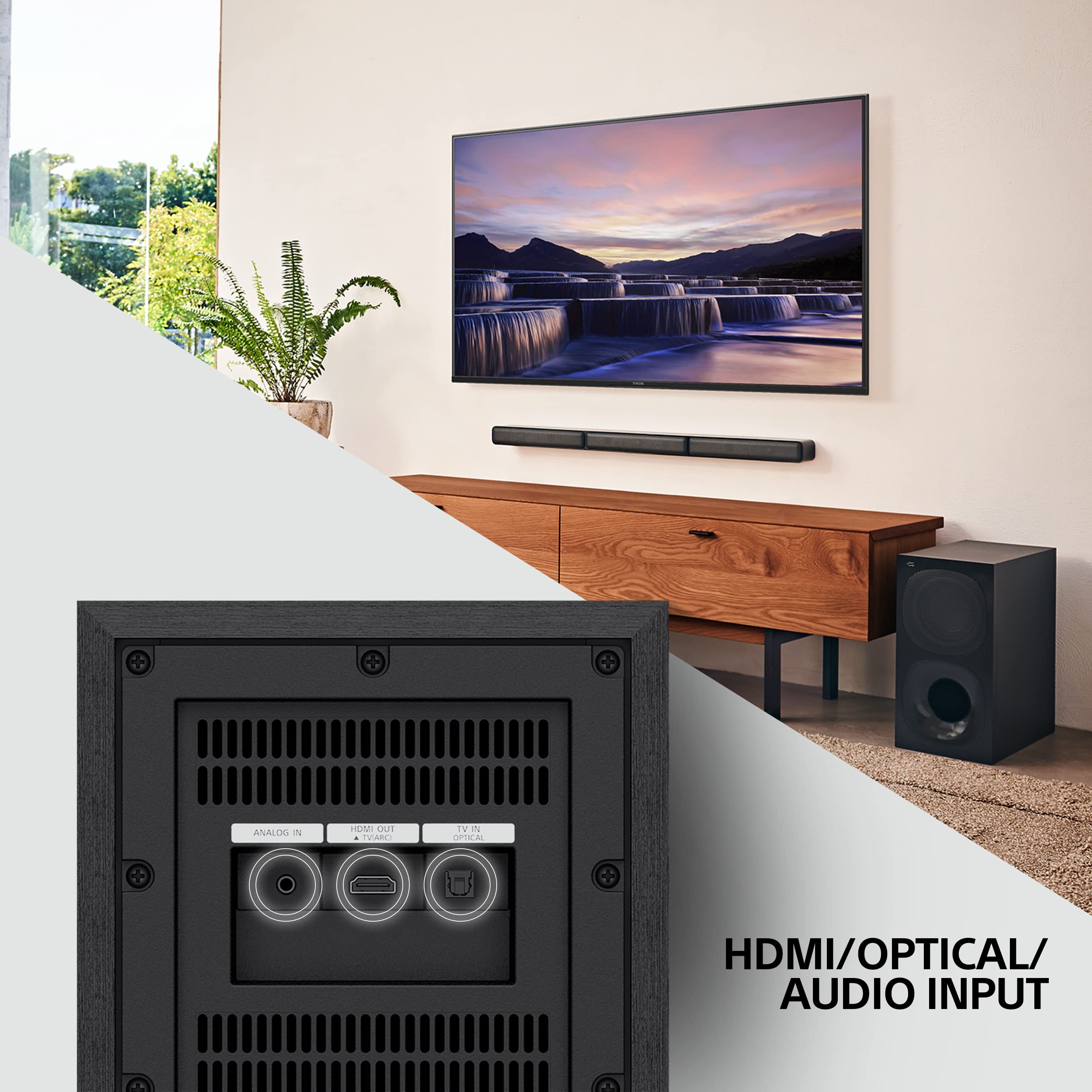 Sony HT S40R 5.1ch Home Theater Soundbar System,black