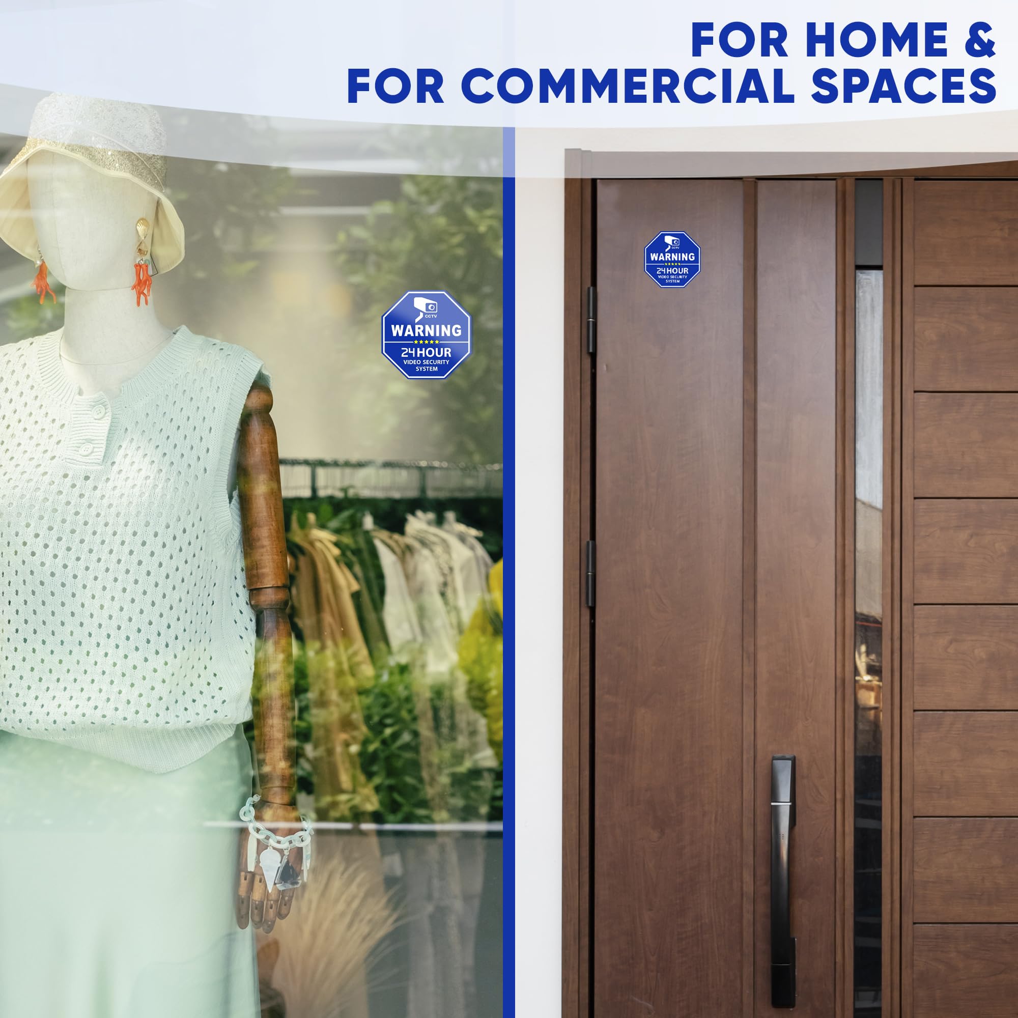 Cctv Outdoor Video Camera Security Stickers   6Pcs Cctv Camera Video Security Camera In Use Sign Outdoor Video Surveillance Viny