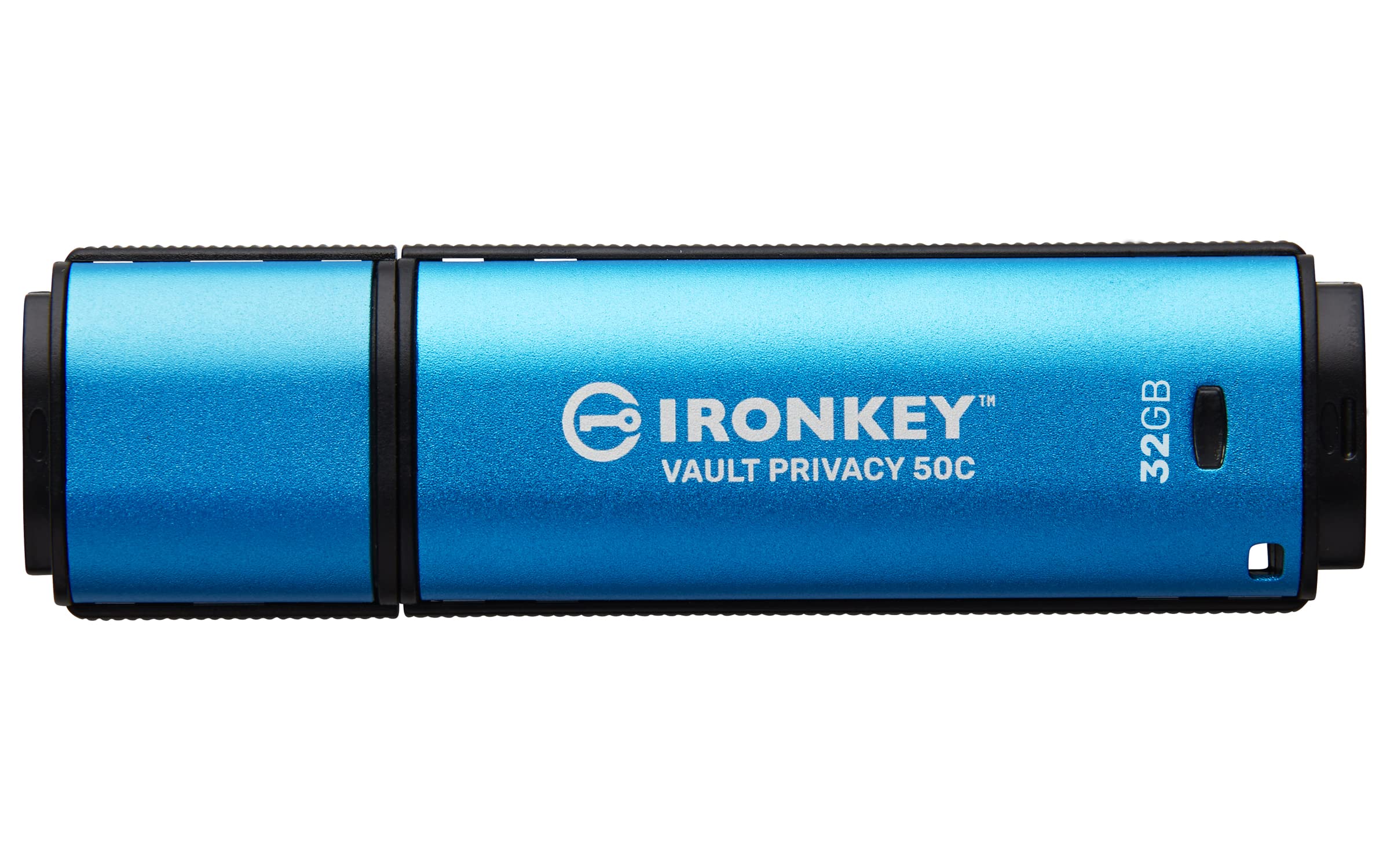 Kingston Ironkey Vault Privacy 50 Usb C 32Gb Flash Drive | Fips 197 Certified | Xts Aes 256 Bit | Badusb And Brute Force Protect