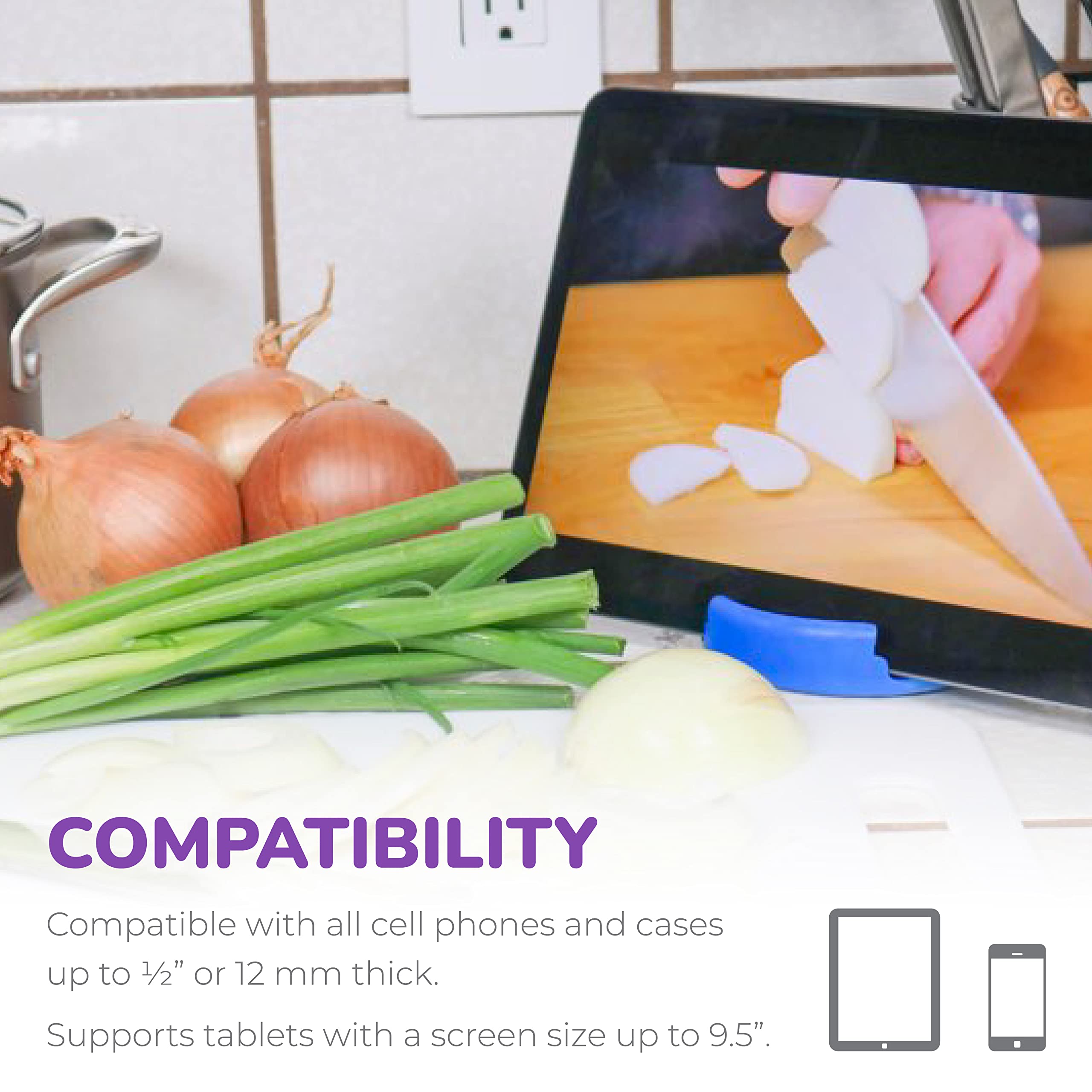 Godonut   Phone Stand Original   Cell Phone Holder + Tablet Stand Desk Organizer   Compatible With Tablet, Iphone 16 15 14 Pro M