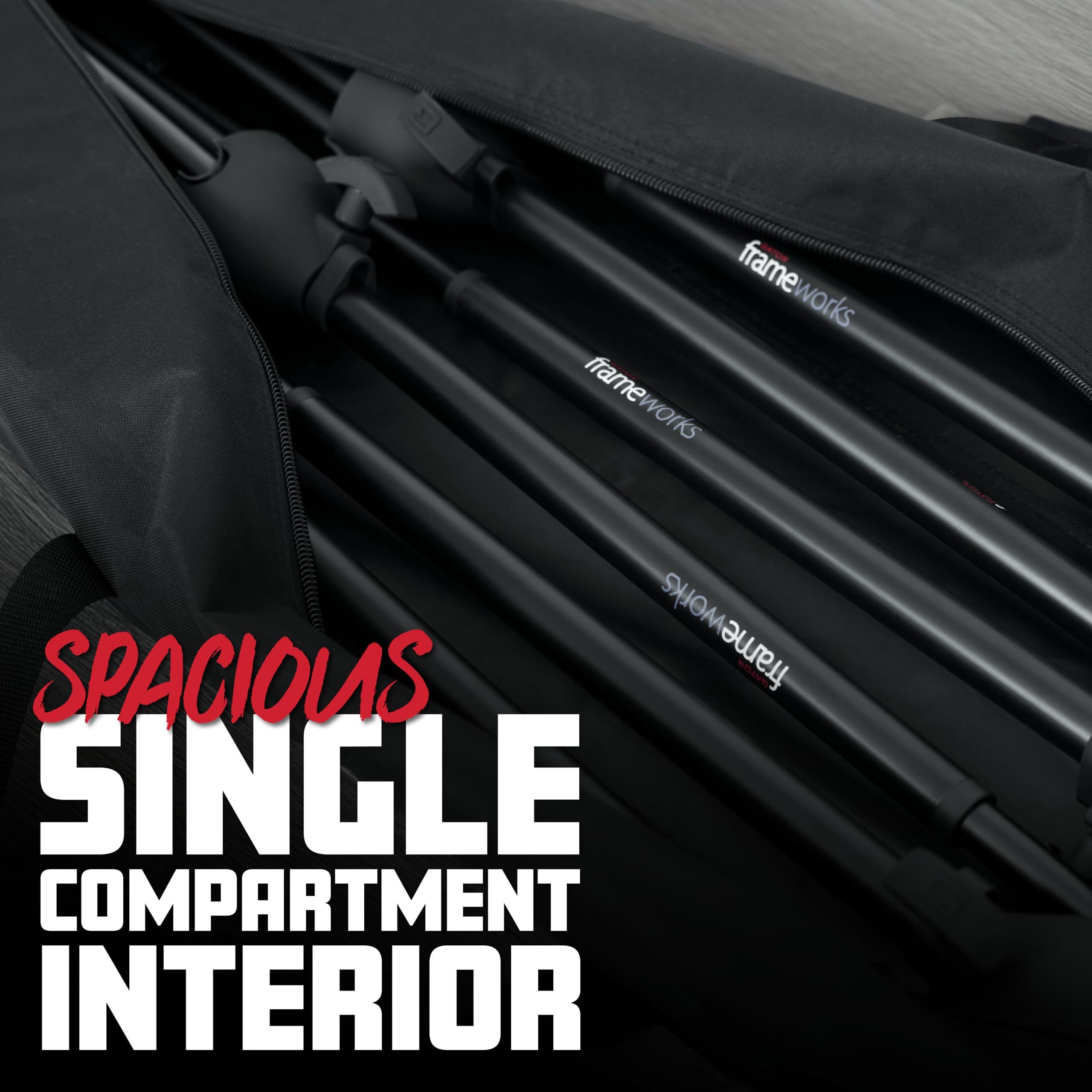 Gator Cases Stand Carry Bag With 50 Interior; Holds (2) Speaker, Microphone Or Lighting Stands (Gpa-Spkstdbg-50)