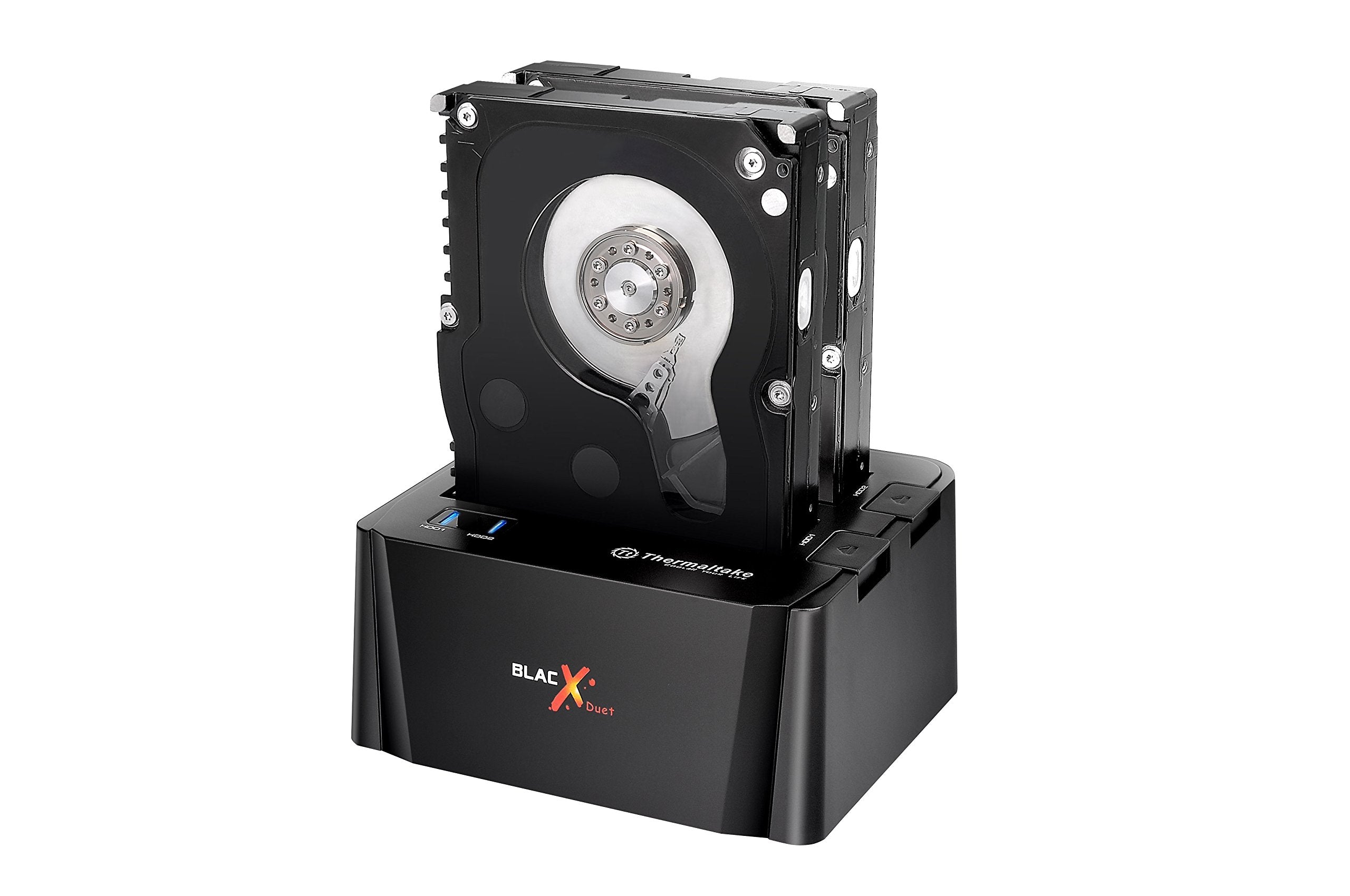 Thermaltake BlacX Duet 2.5/3.5 SATA I/II/III USB 3.0 External Hard Drive Enclosure Docking Station ST0014U-C