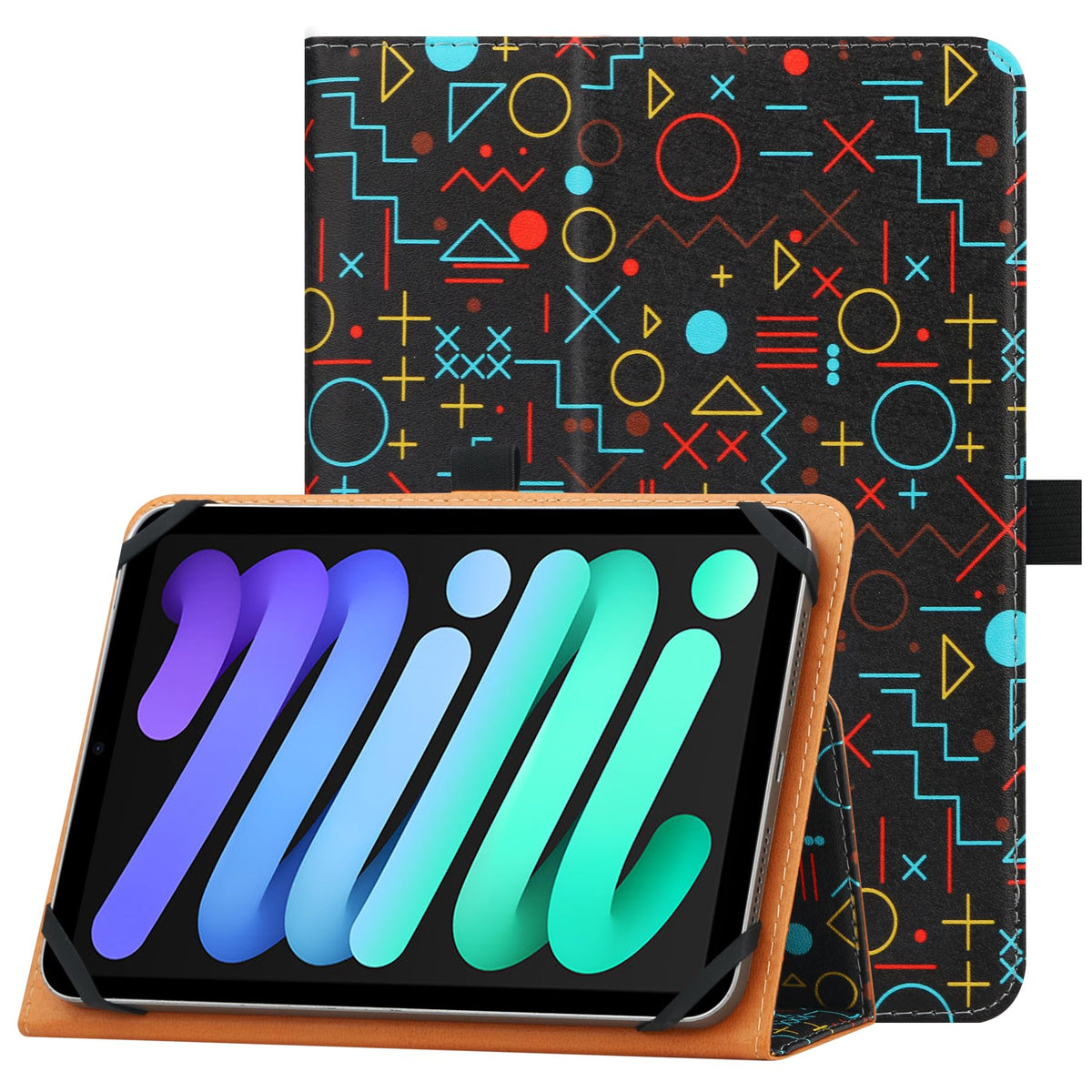 Hgwalp Universal Case For 7 Inch 8 Inch Tablet,Stand Folio Universal Tablet Case Protective Cover For 7'' 8'' Touchscreen Tablet