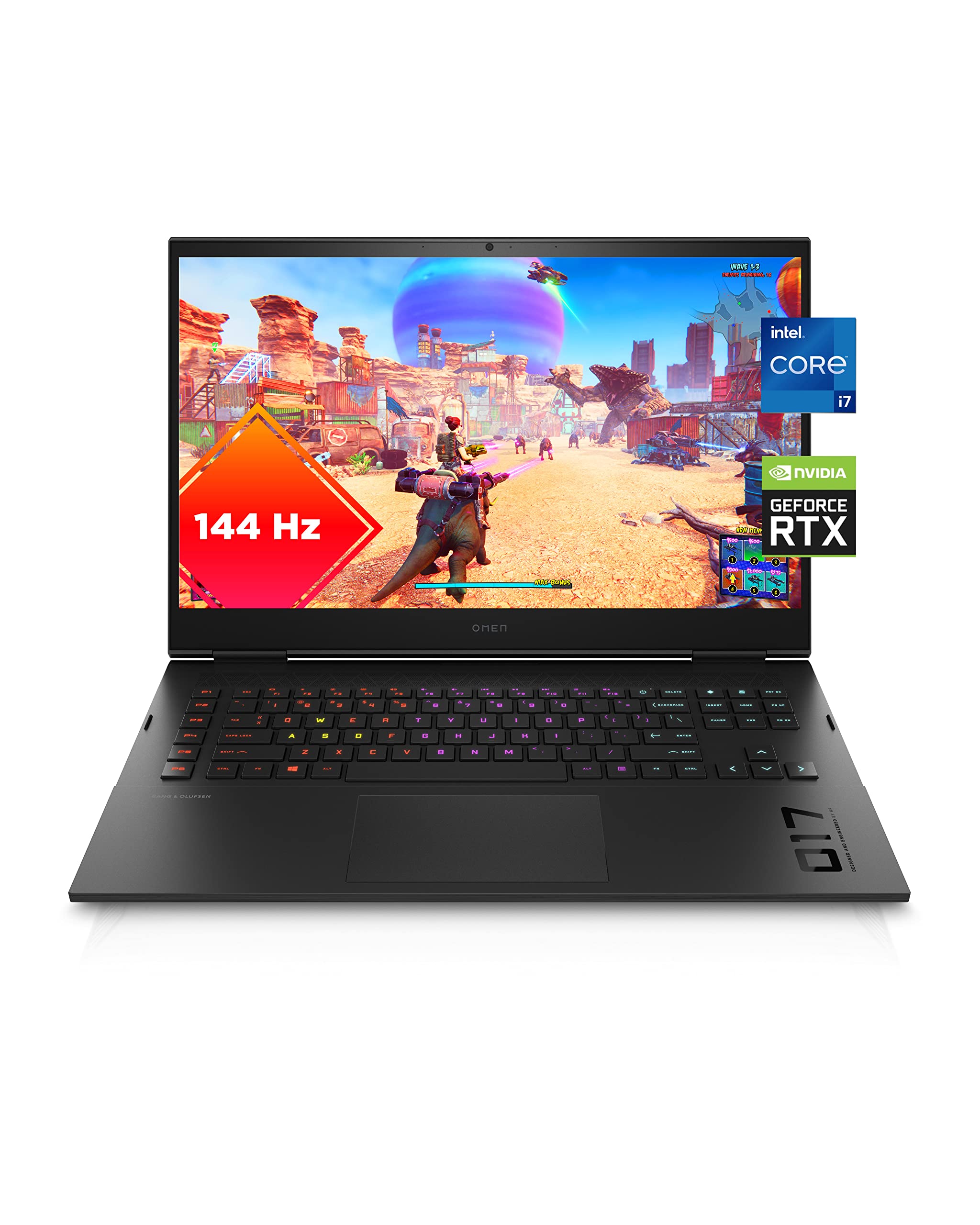 Hp Omen 17 Inch Laptop, Intel Core I7 12700H, Nvidia Geforce Rtx 3060, 16 Gb Ram, 512 Gb Ssd, Windows 11 Home (17 Ck1010Nr, Shad