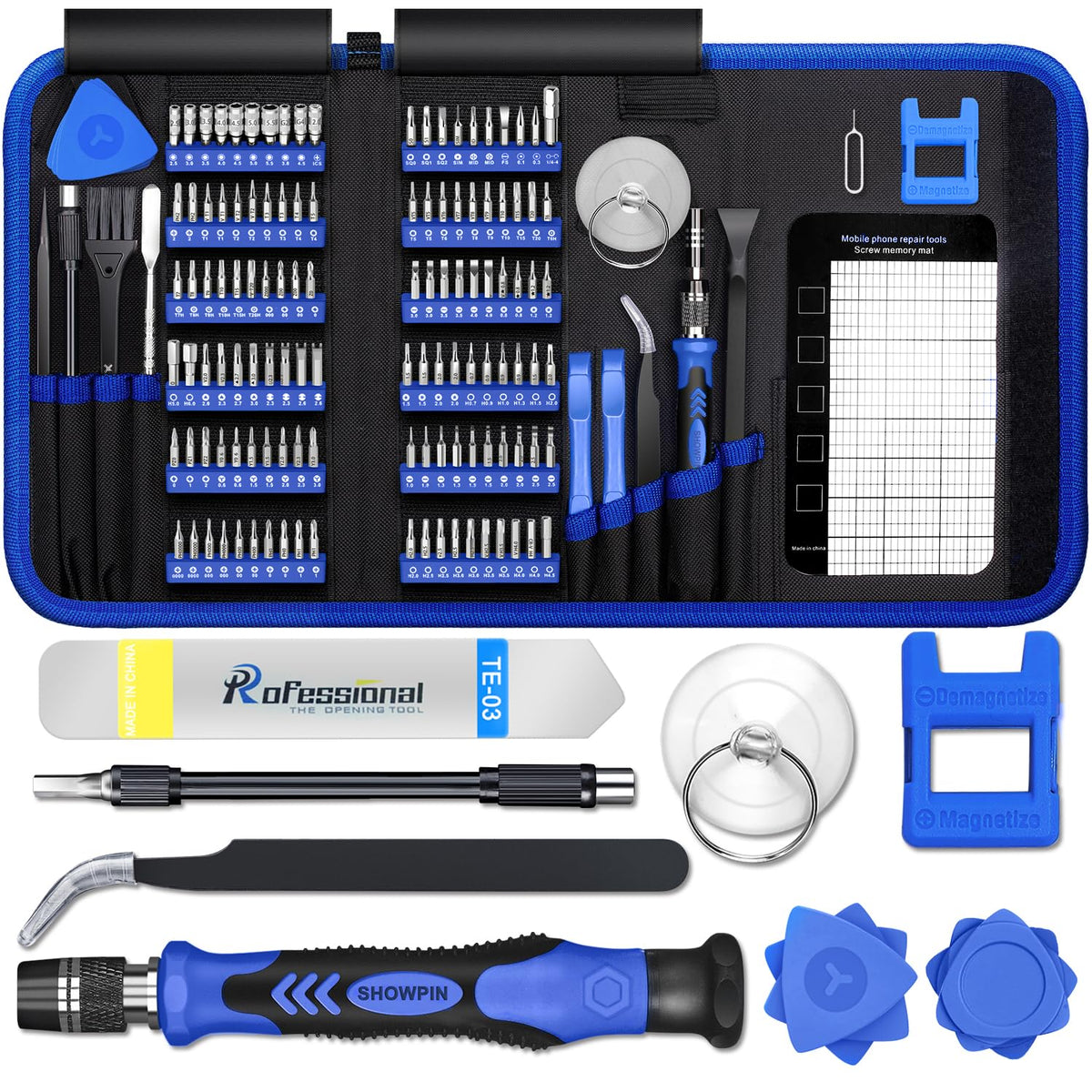 Precision Screwdriver Set, 140 In 1 Computer Repair Kit With 120 Screwdriver Bits, Electronics Tool Kit With Magnetic Repair Too