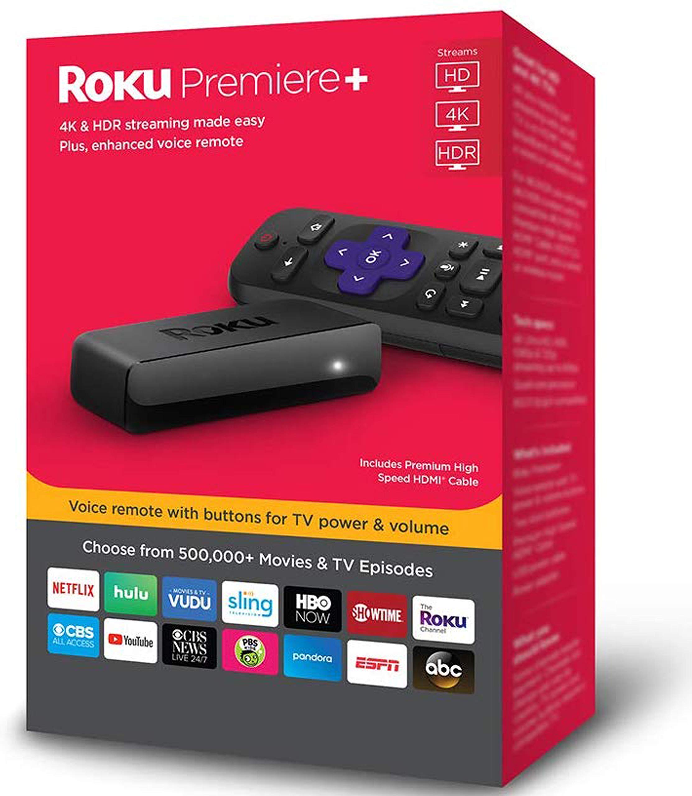 Roku Premiere+ 4K Hdr Streaming Player