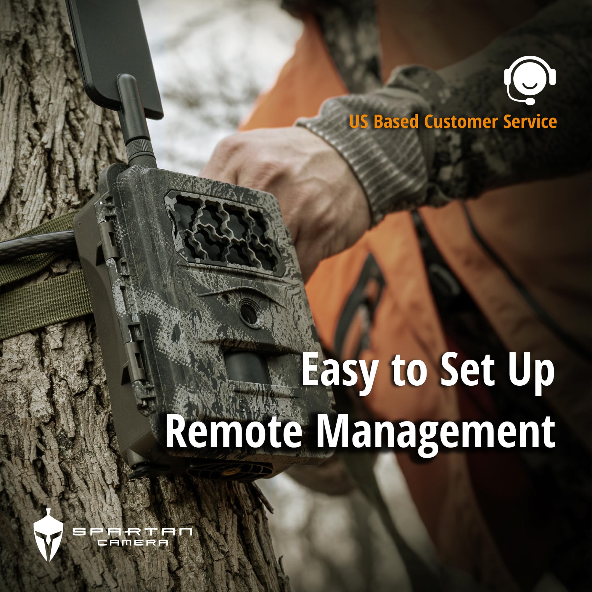 Spartan Gocam 4G Lte Trail Camera, Verizon Certified, Remotely Update Camera Settings, Fully Configurable Via App, Hd Video, Hd