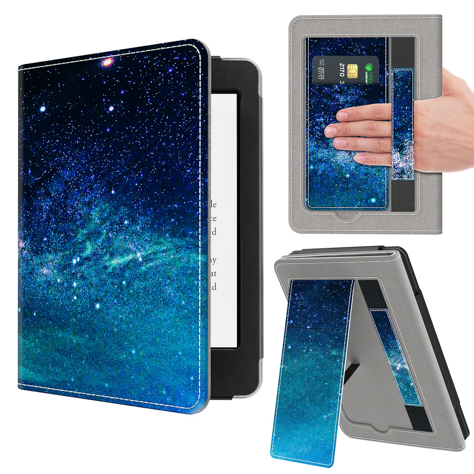 Vori Stand Case For Kindle Paperwhite (11Th Generation 2021) And Kindle Paperwhite Signature Edition, Pu Leather Case Smart Prot