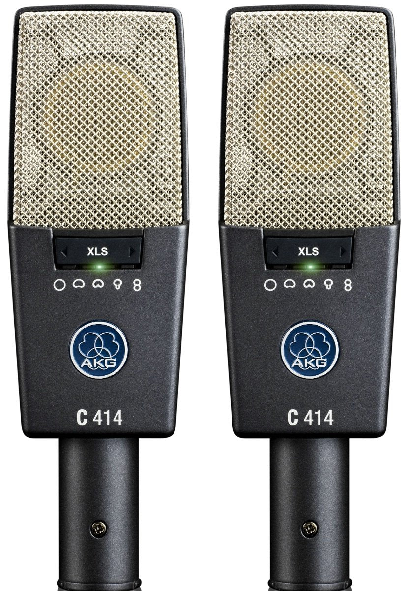 Akg Pro Audio C414 Xls Stereoset Instrument Condenser Microphone, Multipattern, Matched Pair
