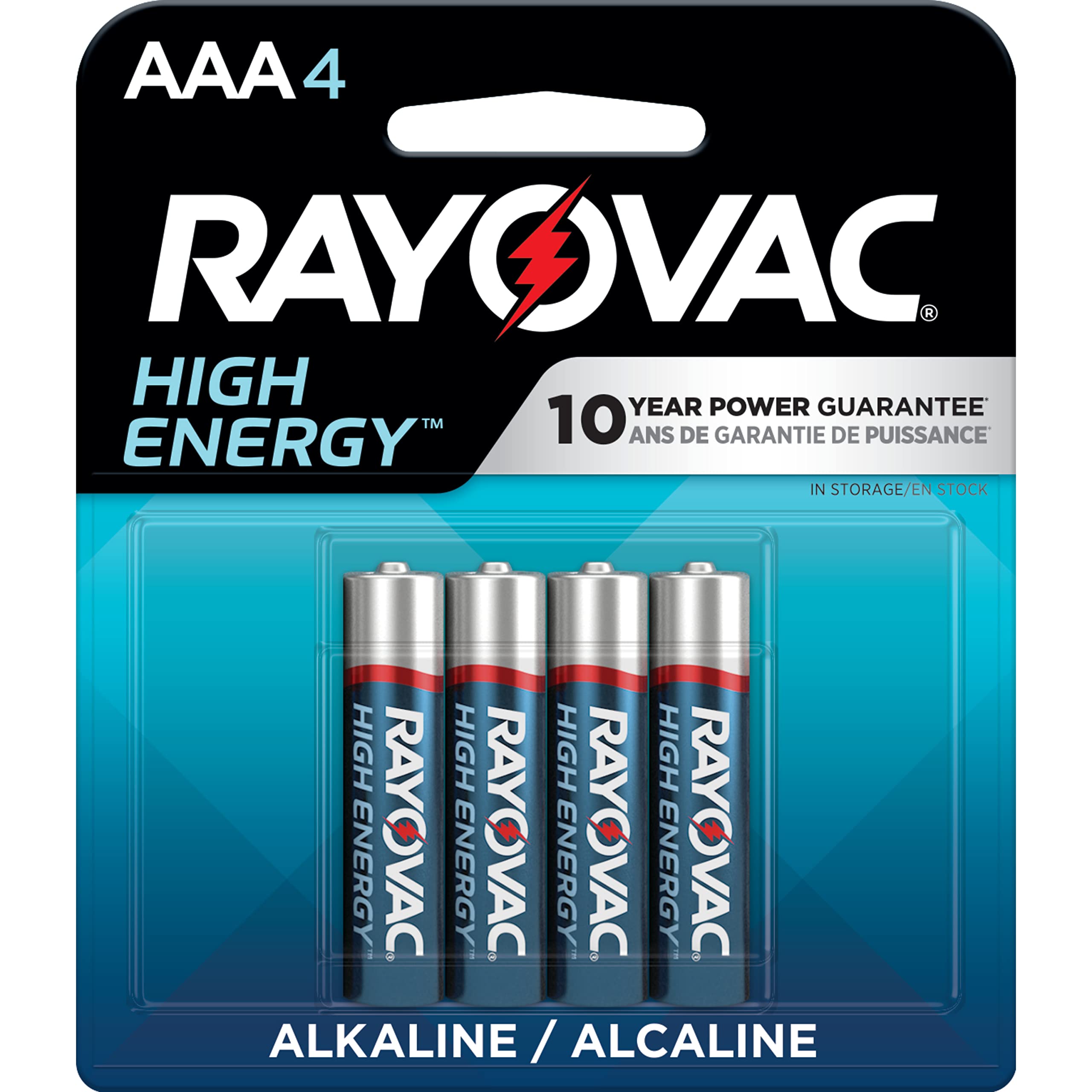 Rayovac Rv8244J Alkaline Aaa Cell Batteries, 1 Pack