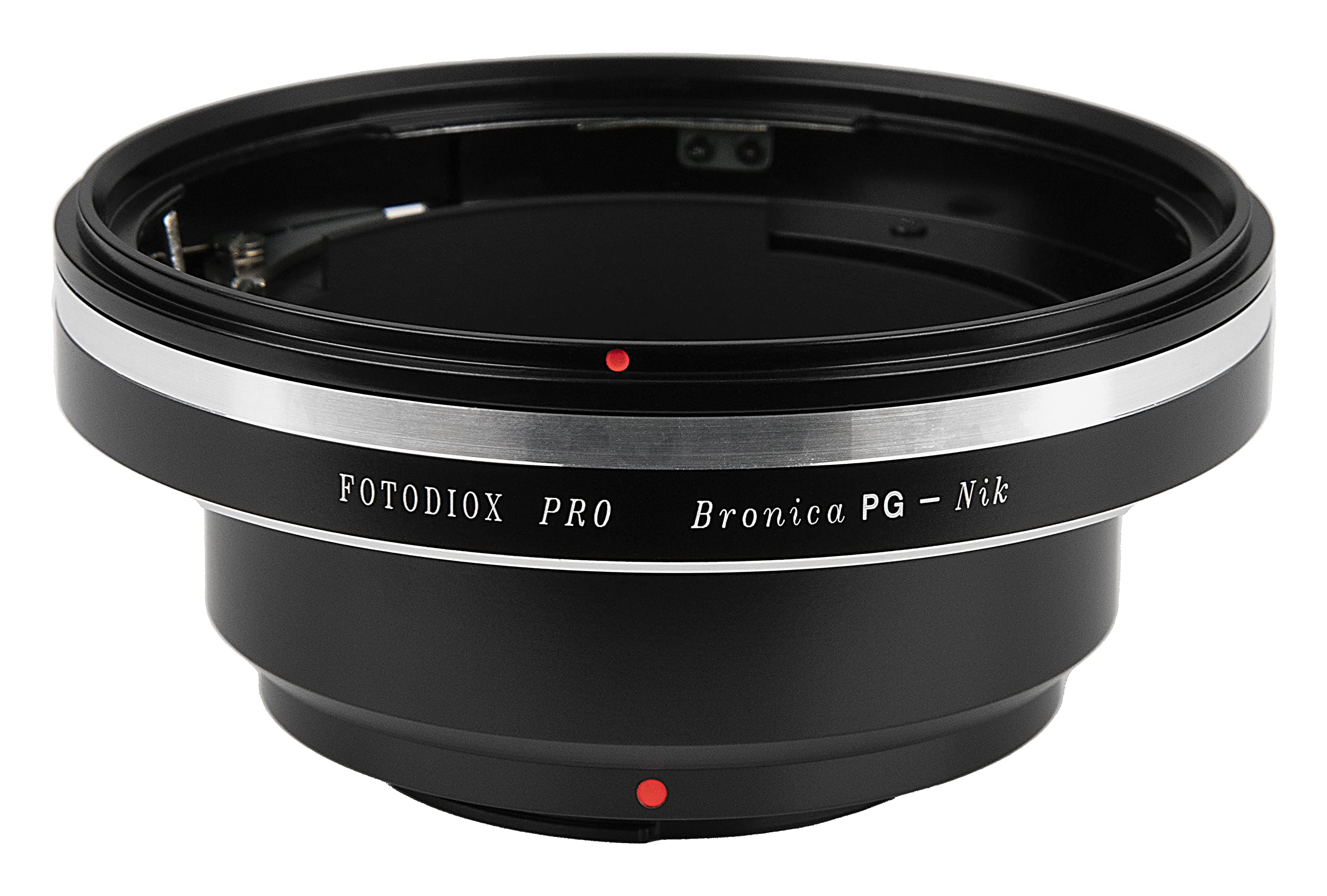 Fotodiox Pro Lens Mount Adapter - Compatible with Bronica GS (GS-1) PG Lens to Nikon F-Mount DSLR Cameras