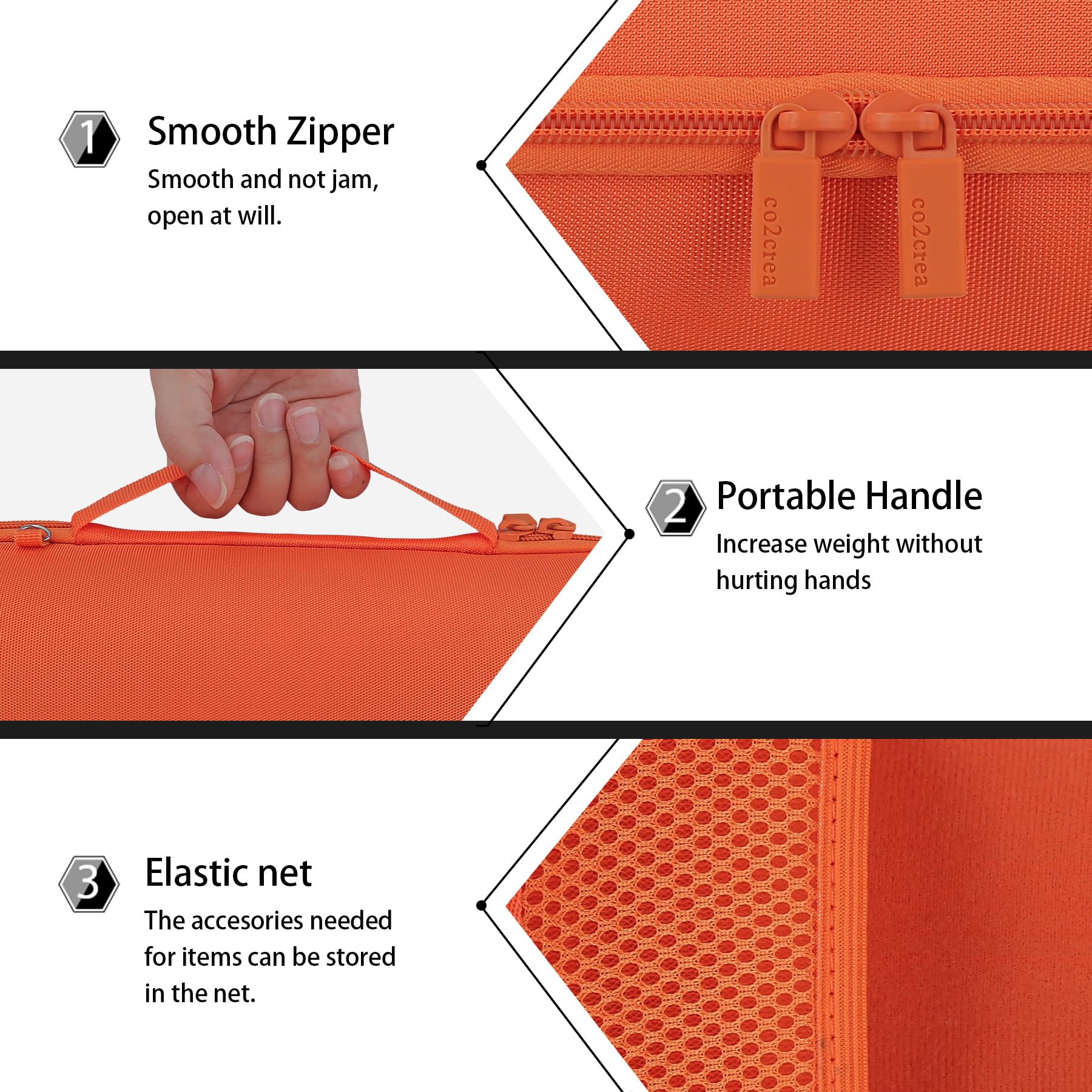 Co2Crea Hard Case Replacement For Sony Ult Field 1 Wireless Ultra Portable Bluetooth Compact Speaker (Orange Case)