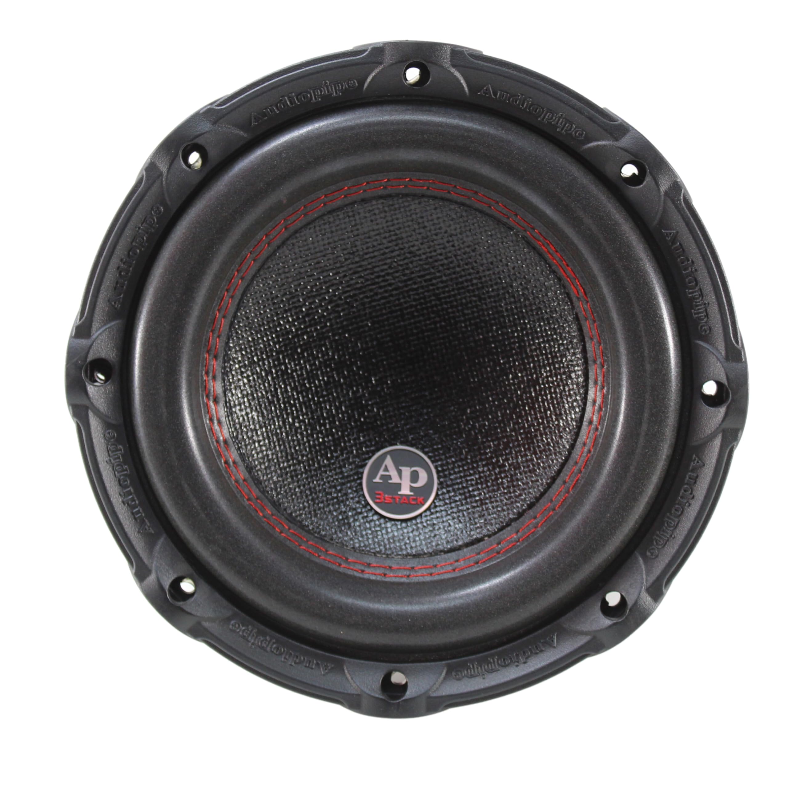Audiopipe Txx Bdc3 8 8 Inch Woofer Triple Stack Composite Cone Subwoofer 2'' 4 Layer Voice Coil Basv 250 Watts Rms 500 Watt Max