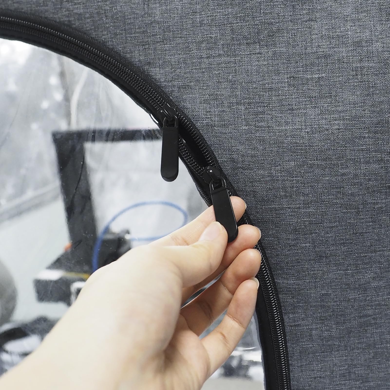 Large 3D Printer Enclosure 29.5W*29.5L*35.4H Inches Shield Cover Resin 3D Printer Fireproof Tent Filament Dryer Dust Cover Compa