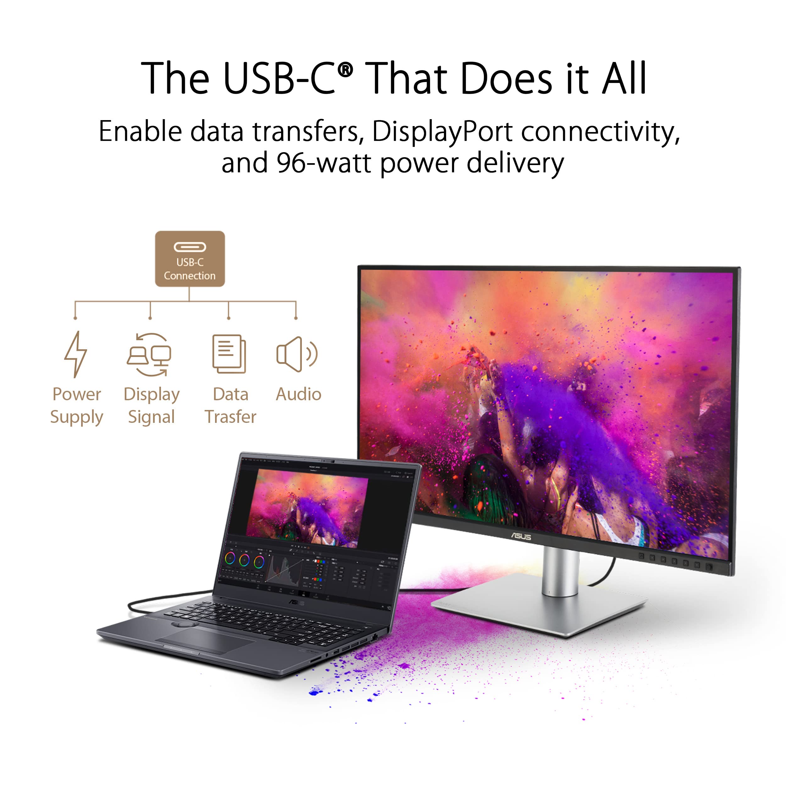 Asus Proart Display 32    (31.5 Viewable) Professional Monitor (Pa329Crv) - Ips, 4K Uhd (3840 X 2160), 98% Dci-P3, Color Accurac