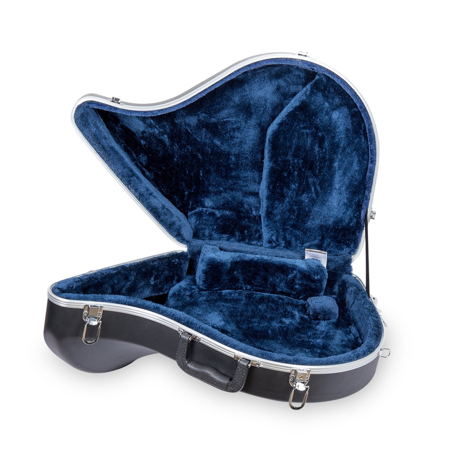 Crossrock Abs Hard Shell Case For French Horn With Single Shoulder Strap Black(Cra862Fhbk)