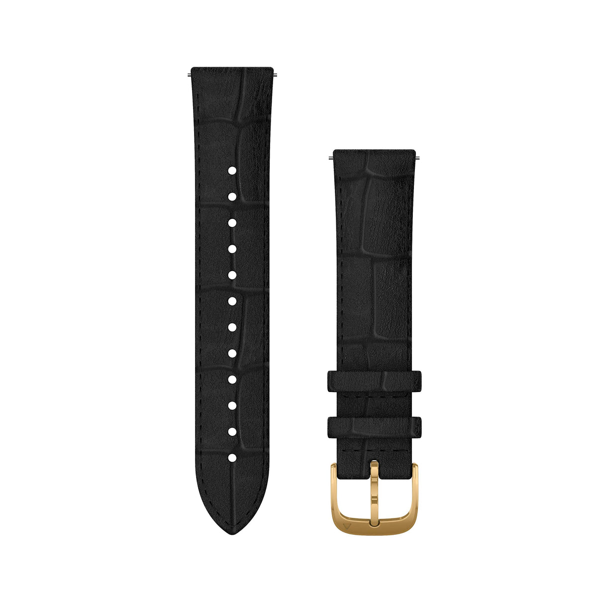 Garmin Quick Release Accessory Band 20 Mm- Gray Leather, One-Size, 010-12924-22