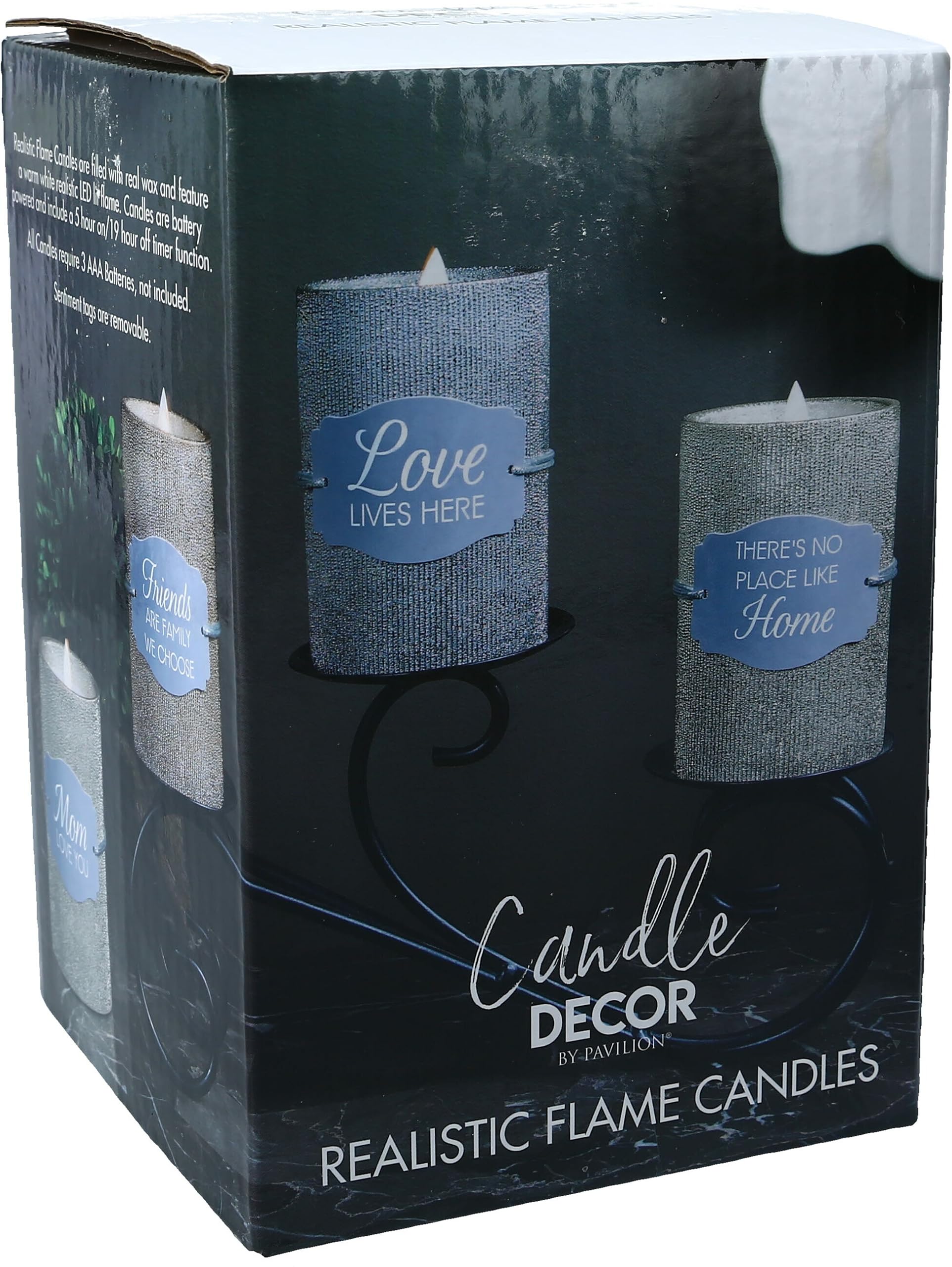 Pavilion Gift Company   Grandma   Realistic Led Flame Candle