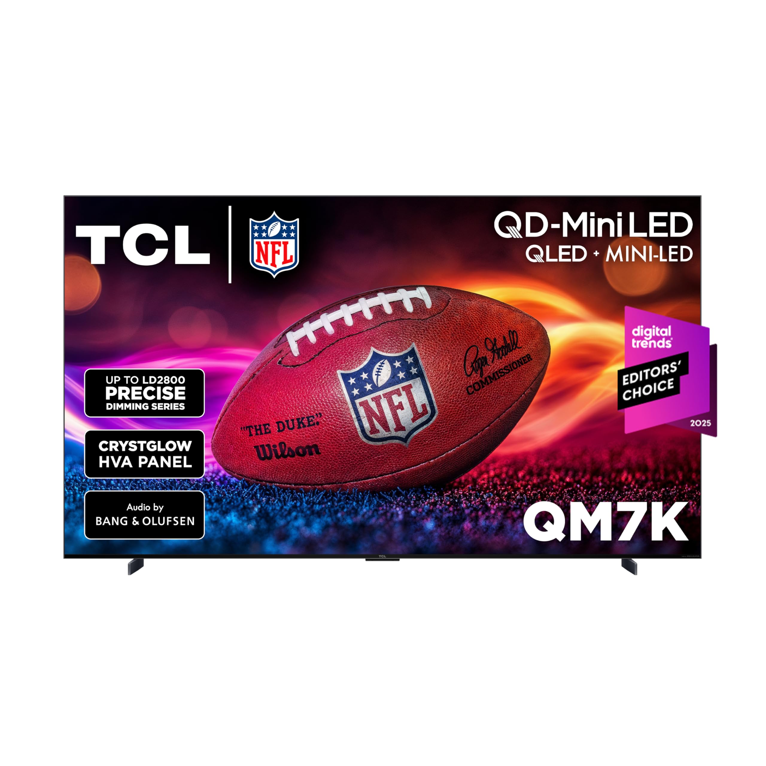 TCL 98 Inch Class QM7K Series | Mini LED QLED 4K HDR | 98QM7K, 2025 Model | 120HZ-144HZ Anti Reflective Screen Smart Google TV D