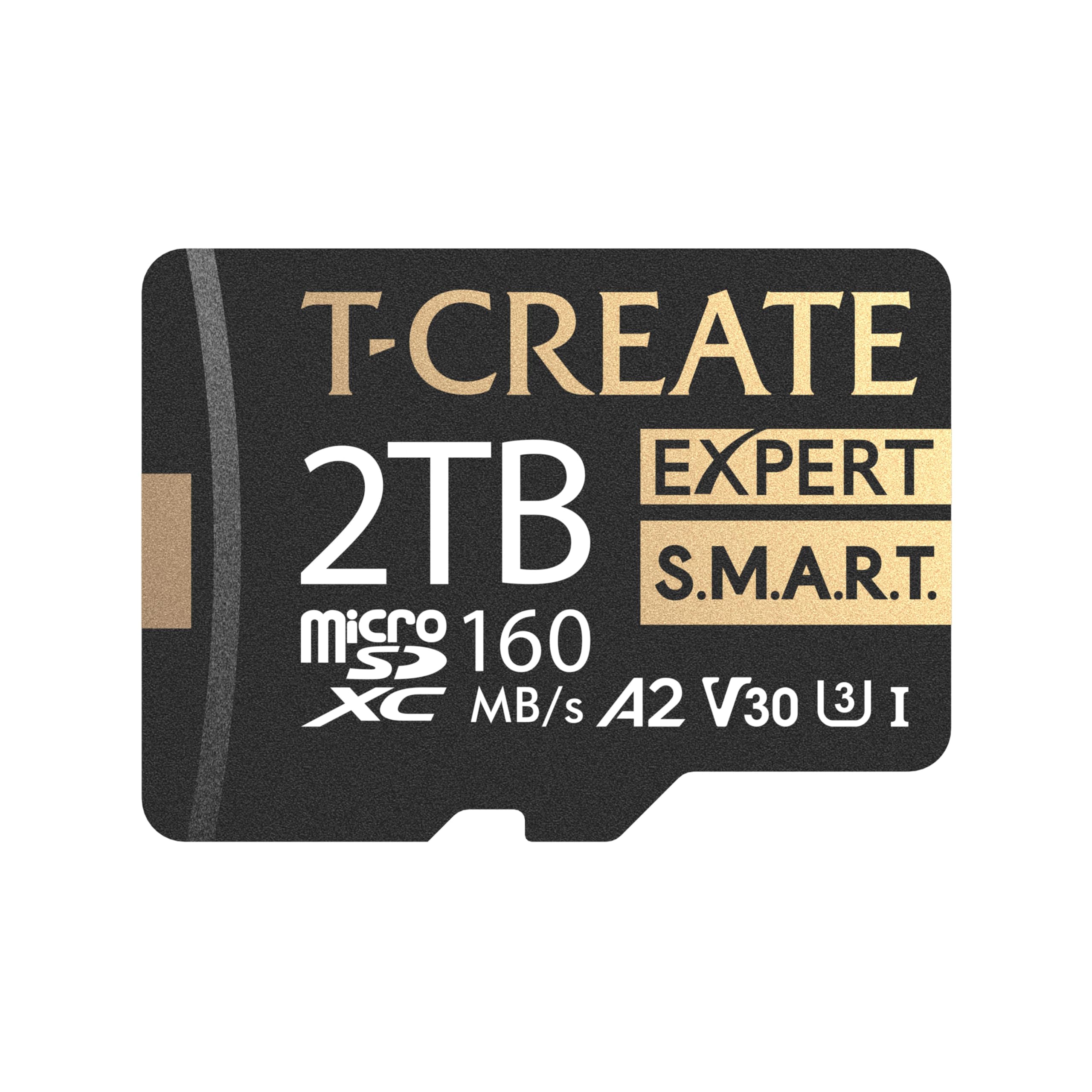 Teamgroup T Create Smart A2 2Tb Micro Sdxc U3 V30 4K R/W Speed Up To 160/150 Mb/S High Speed Flash Memory Card For Creators, Compatible With Gopro, Insta360 Ttcs2Tia2V3003
