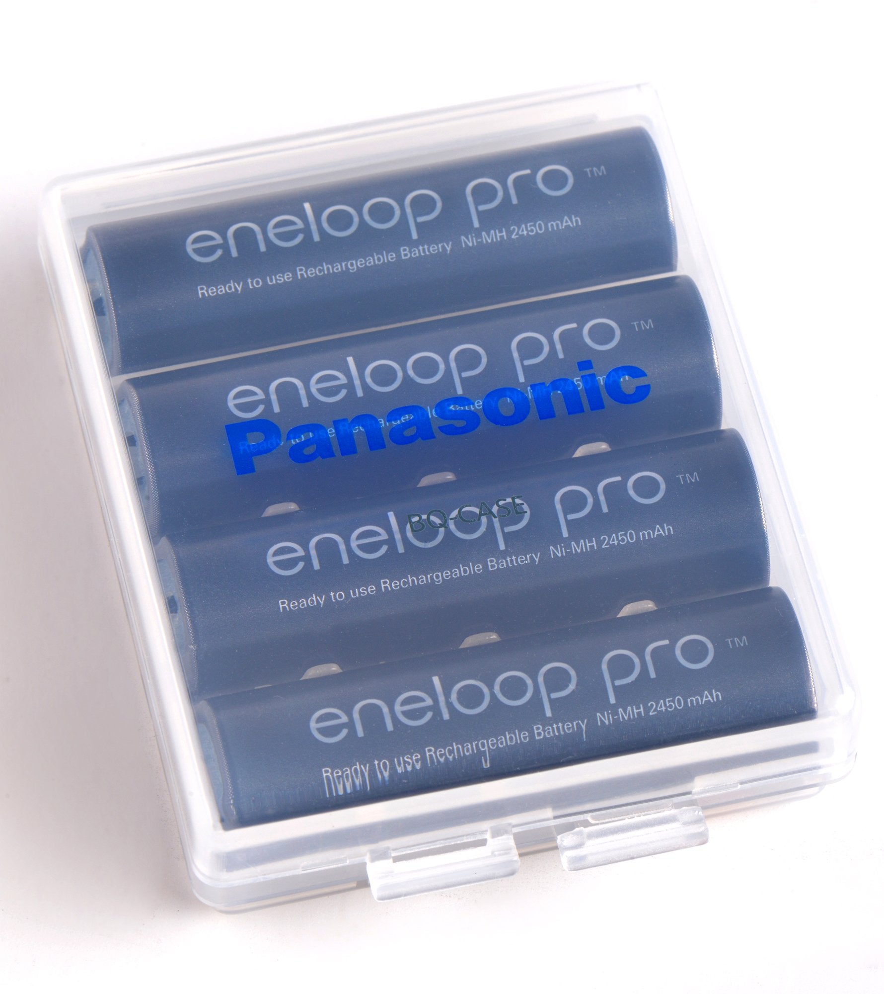 Eneloop Panasonic Bq Case2Sa Battery Storage Cases With 4Aa Or 5Aaa Battery Capacity, Pack Of 2