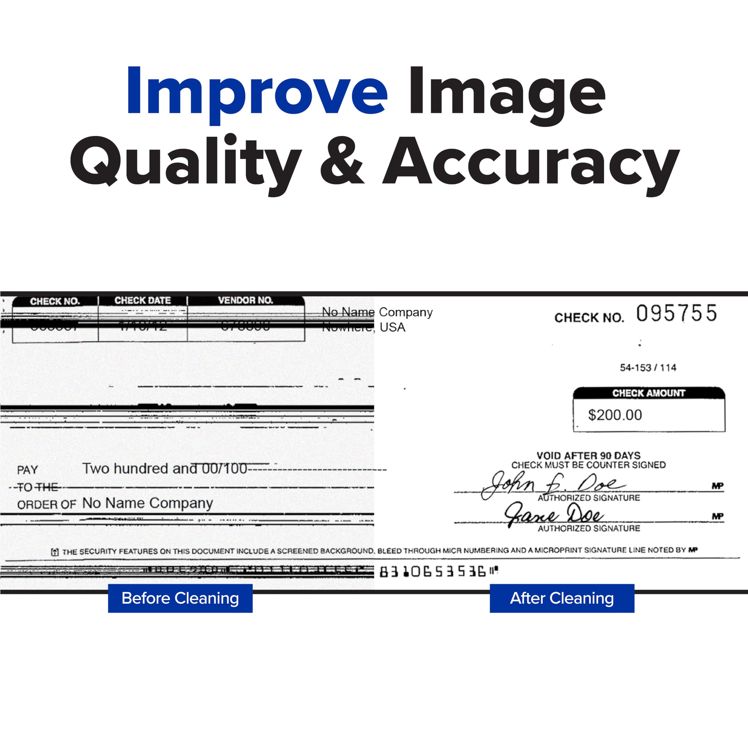 Panini Check Scanner Cleaning Cards (15)