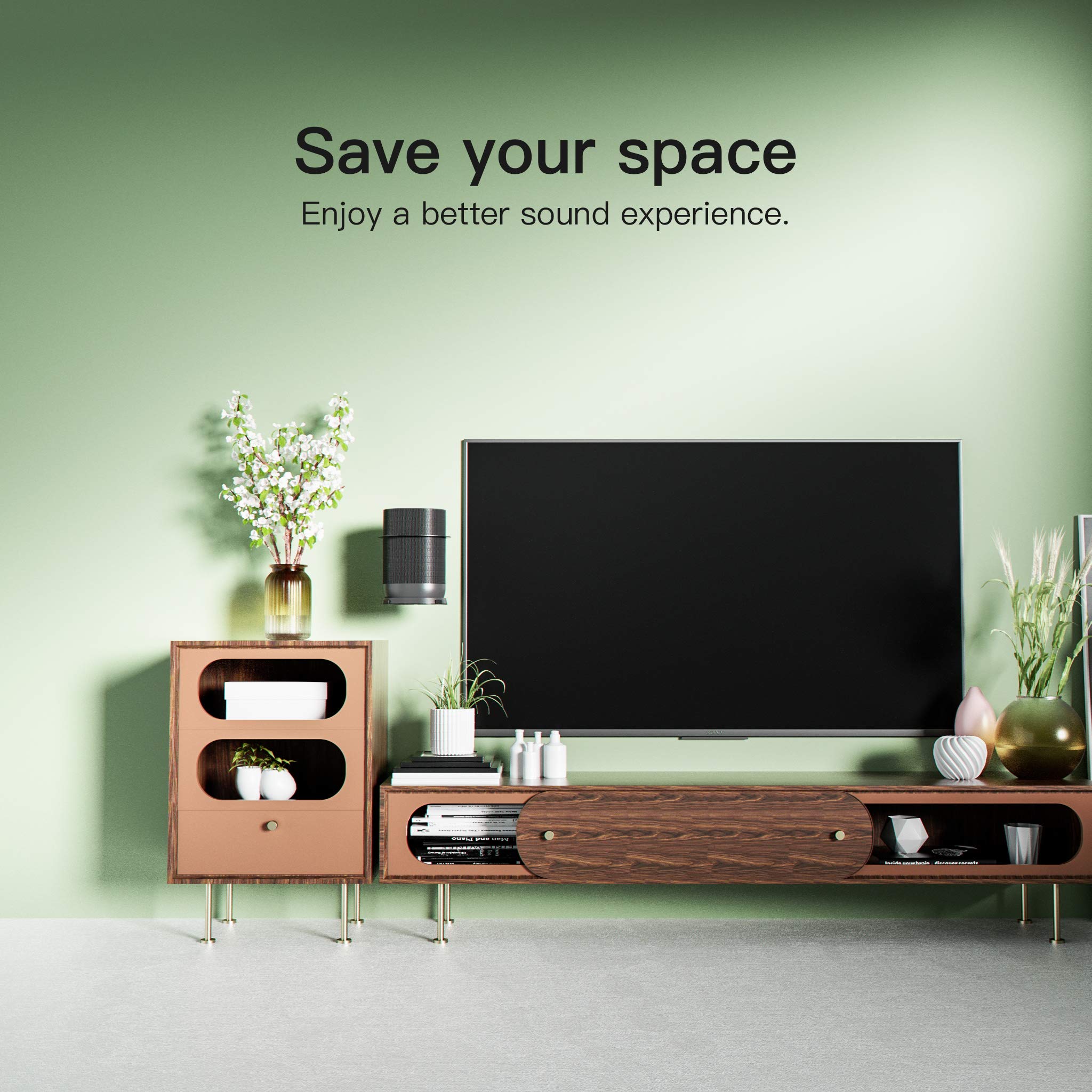 Tilt & Swivel Adjustable Speaker Mount For Sonos Move Wall Mount, Heavy Duty Mount Shelf For Sonos Move Mount Bracket