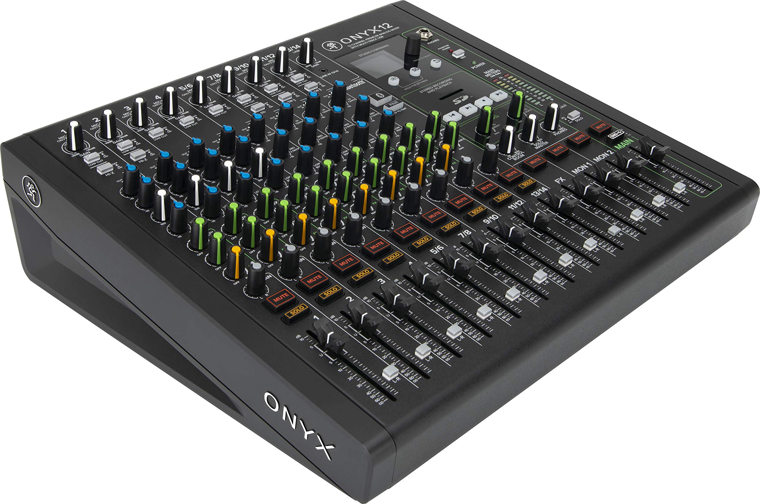 Mackie 12 Channel Premium Analog Mixer With Multi Track Usb. (Onyx12)