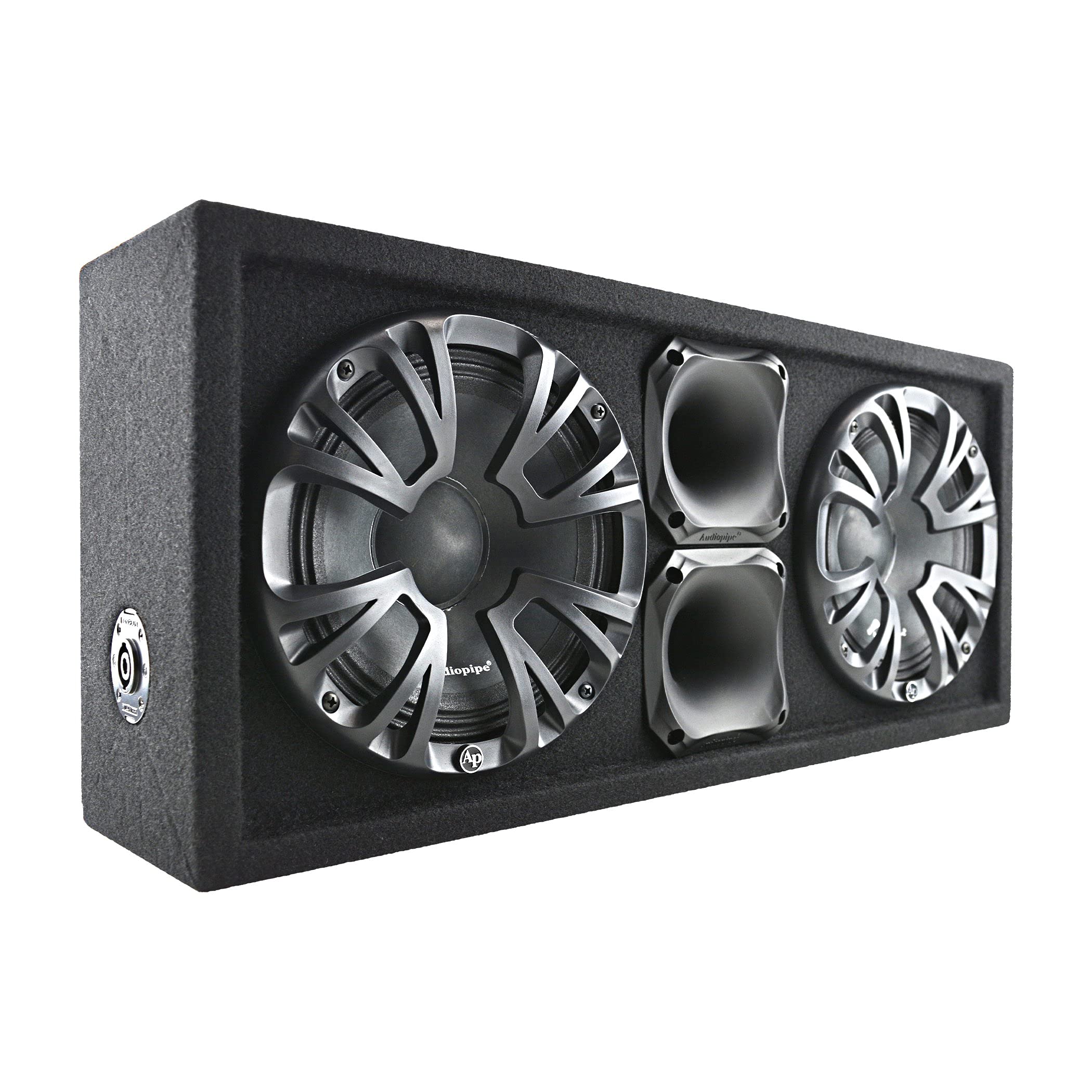 Audiopipe Dual 8 Subwoofer Enclosure   500W Max