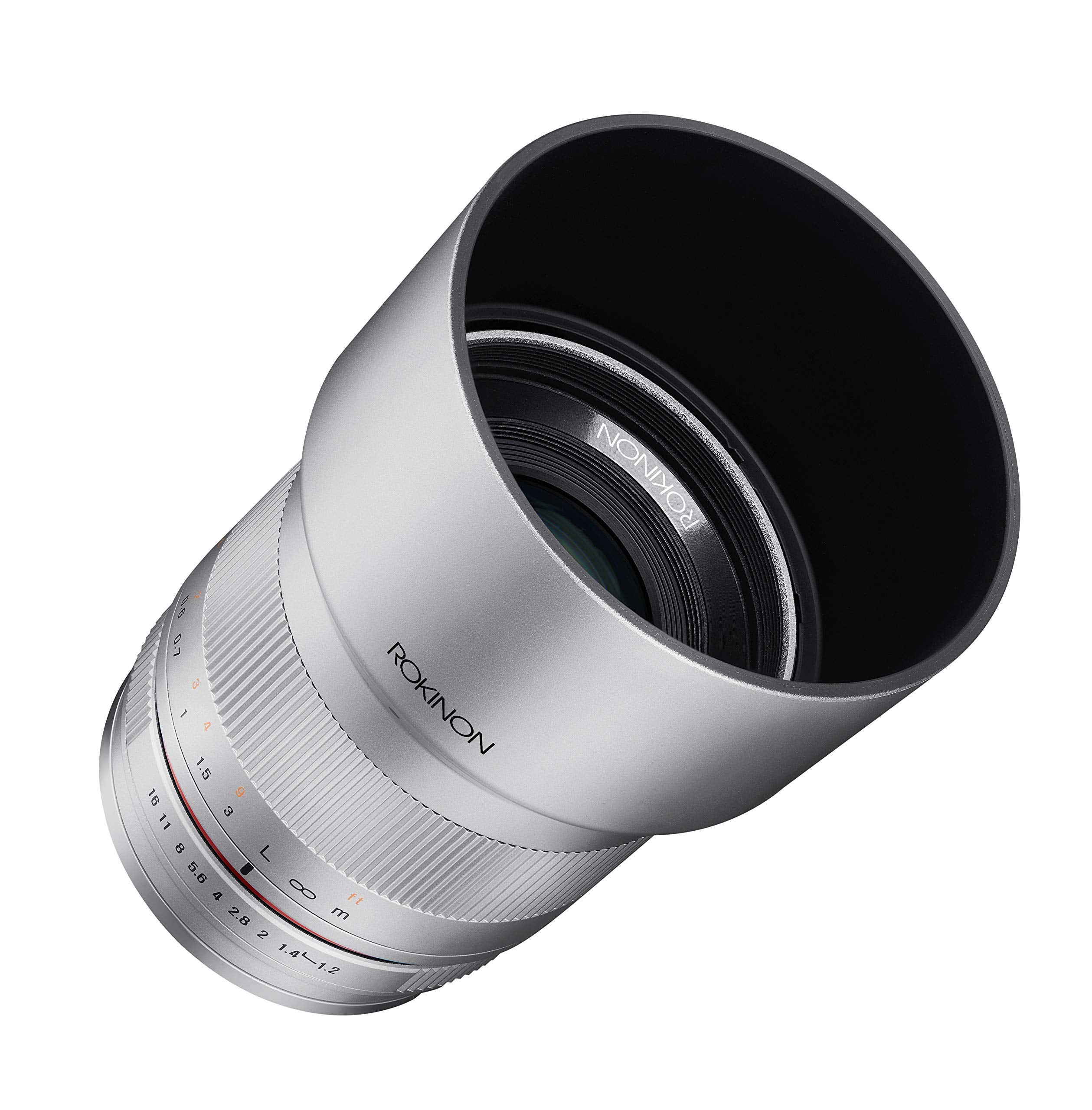 Rokinon 35mm F1.2 High Speed Wide Angle Lens for Sony E-Mount - Silver - Sony E