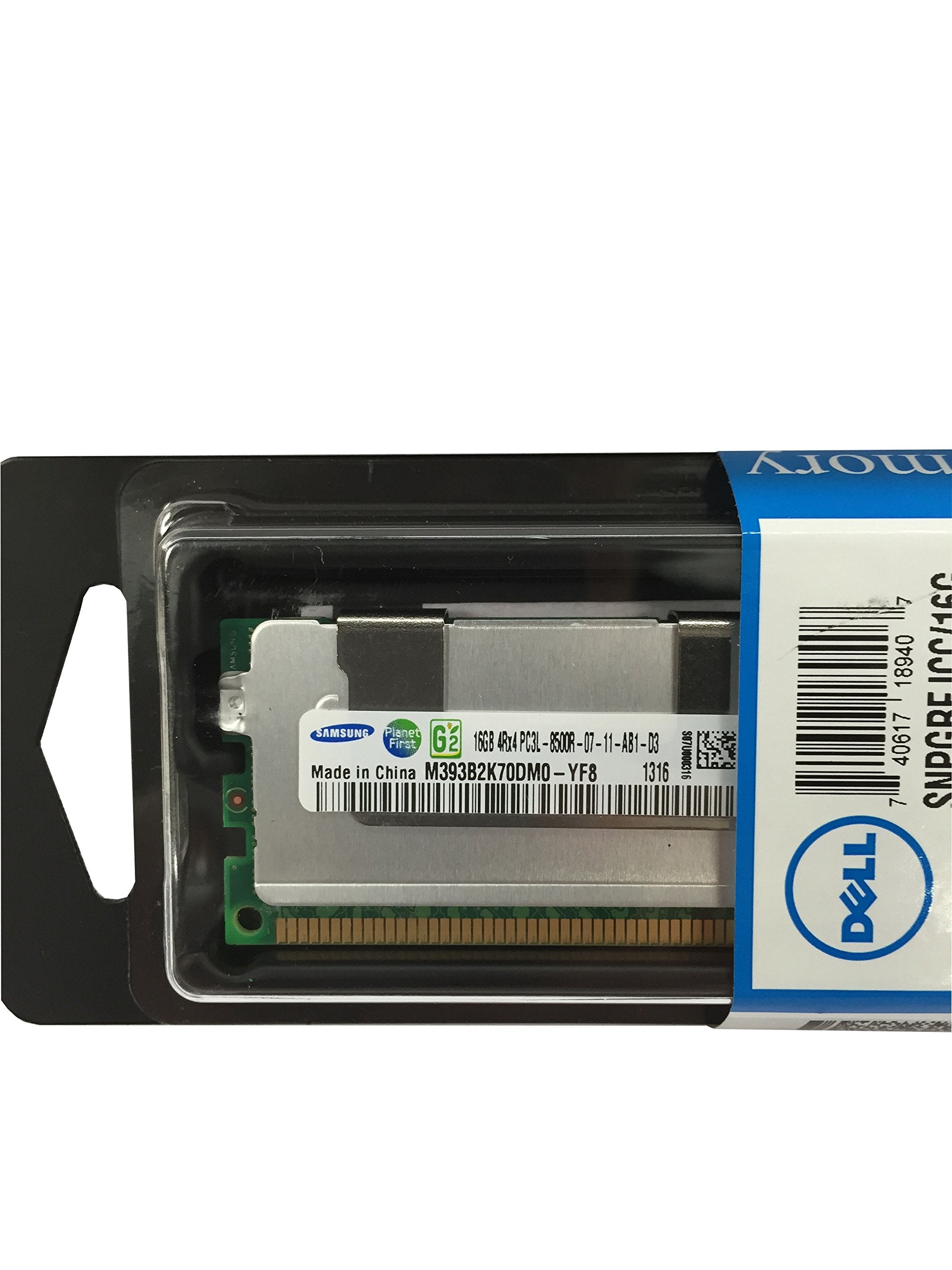 Dell 128Gb (8X16Gb) Server Ram Upgrade For Dell Poweredge R410 Ddr3 1066Mhz Pc3 8500 Ecc Registered 4Rx4 Cl7 1.35V Snpgrfjcc/16G