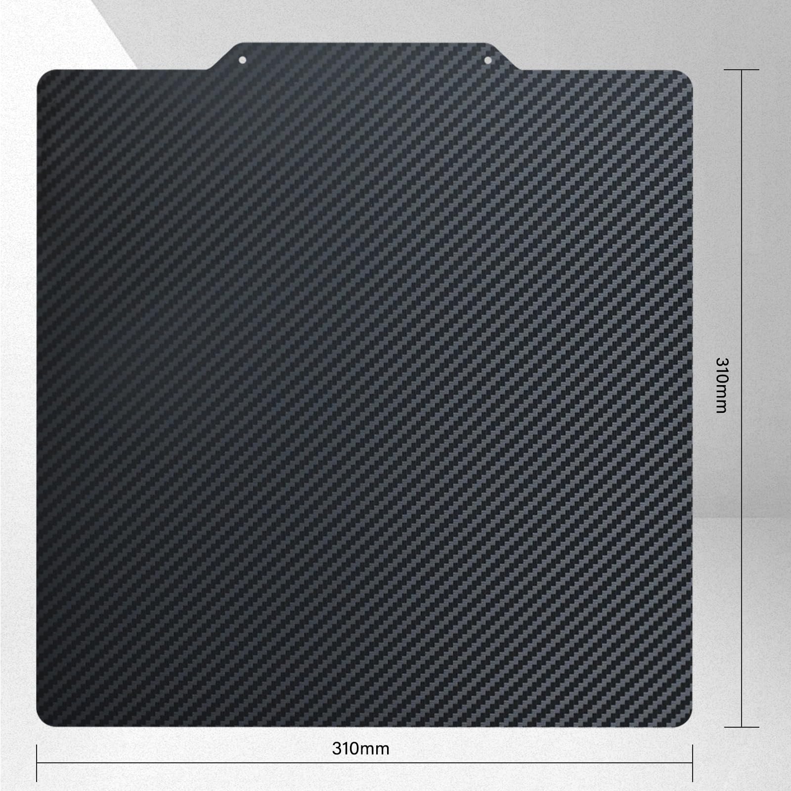 Ajoyib Textured Pei & Smooth Pet (Carbon Fiber Pattern) Print Bed Flexible Hot Bed Plate Compatible With Cr 10, Cr 10S Sidewinde