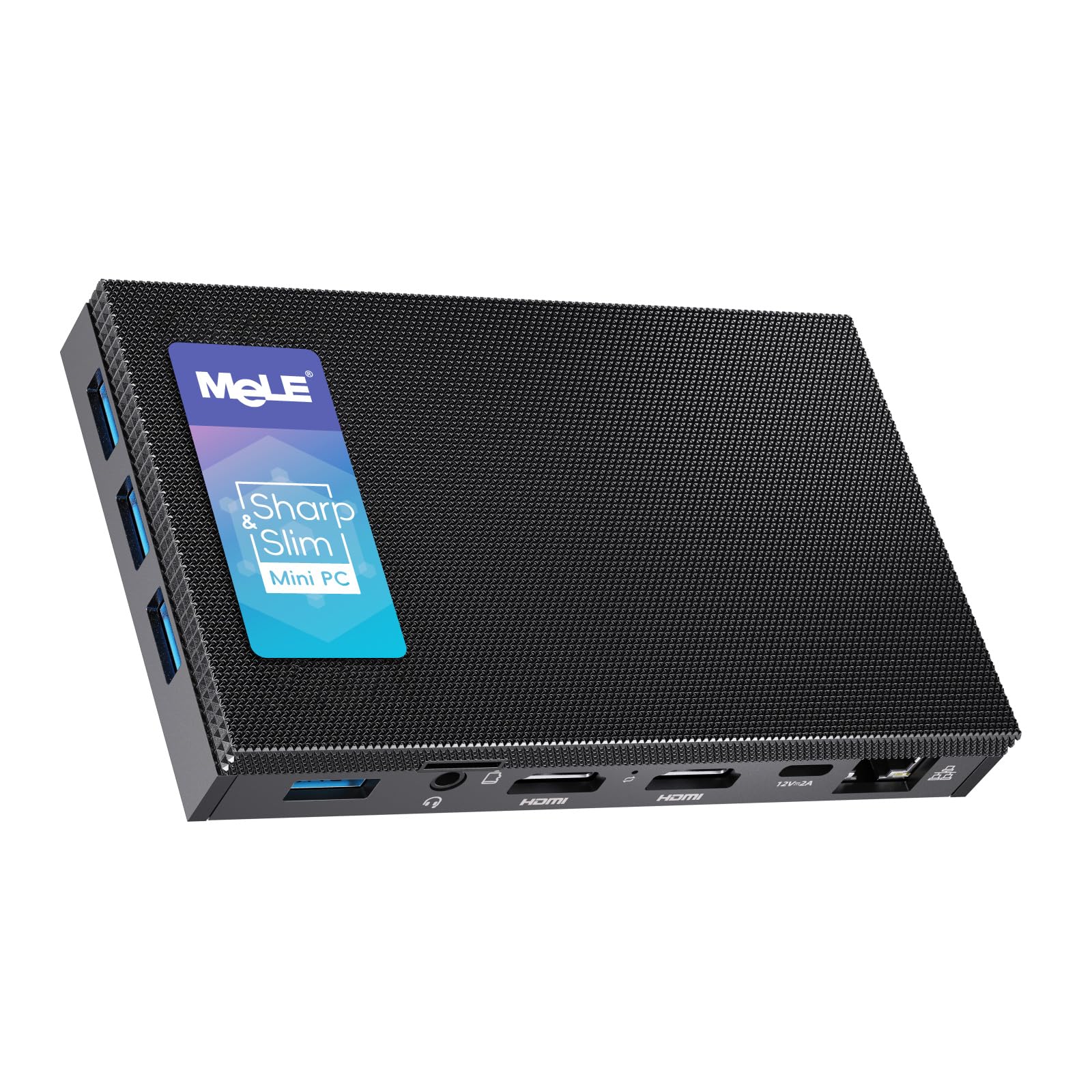 Mele Quieter3Q Fanless Mini Pc Celeron N5105 8Gb 128Gb, Micro Desktop Computer Windows 11 Pro Dual Hdmi Usb3.2 Wifi 5 Bt5.1 Ethe