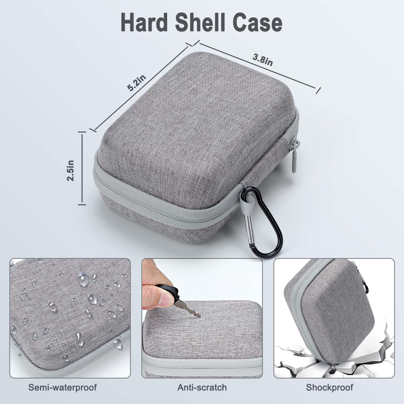 Microscope Case For Carson Microbrite Plus 60X 120X Led Lighted Pocket Microscope (Mm 300 And Mm 350) And For Bebang Lakwar 60X