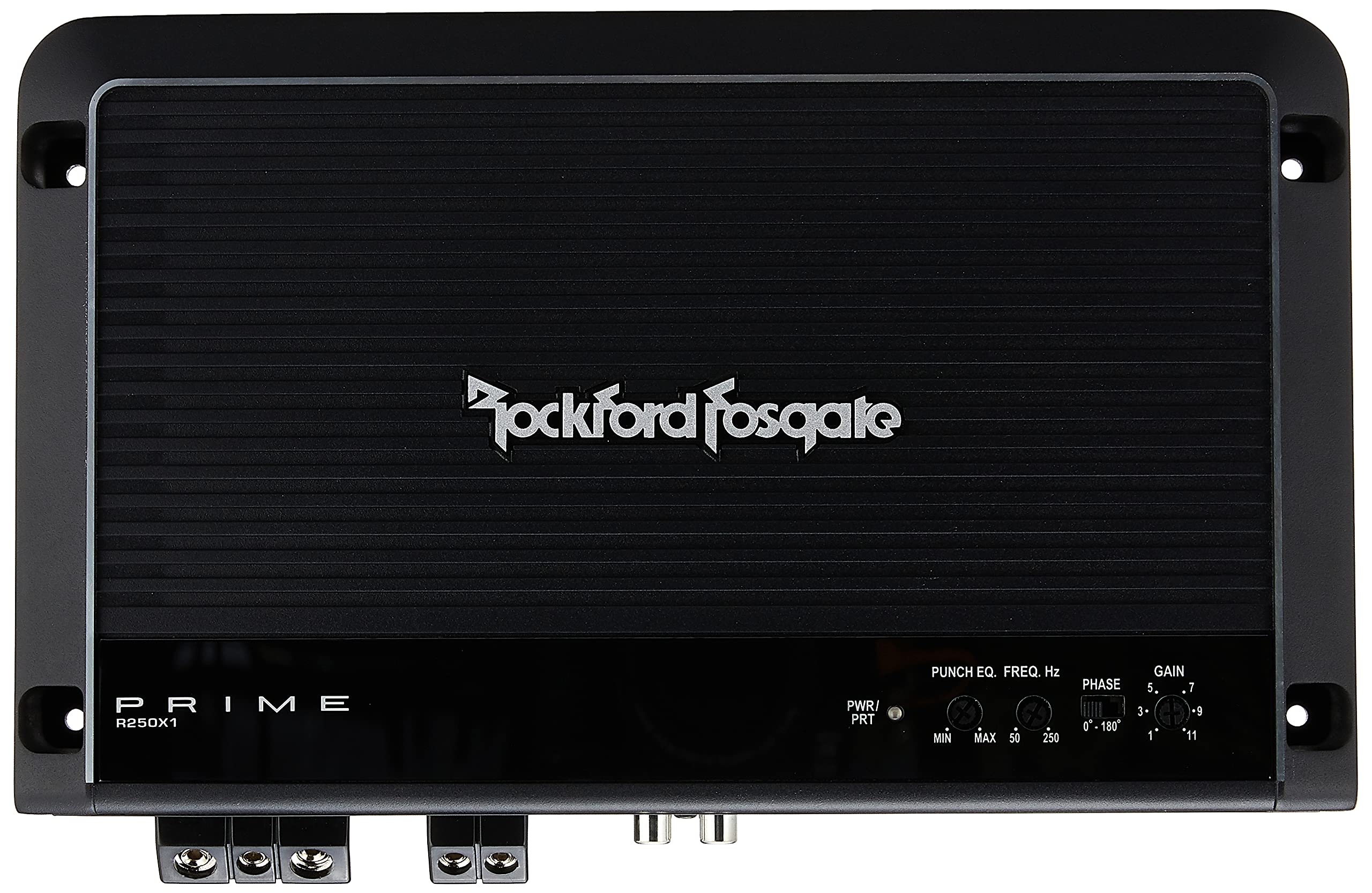 Rockford Fosgate R250X1 Mono Block Amplifier - 1-Channel, Metal, Black Finish