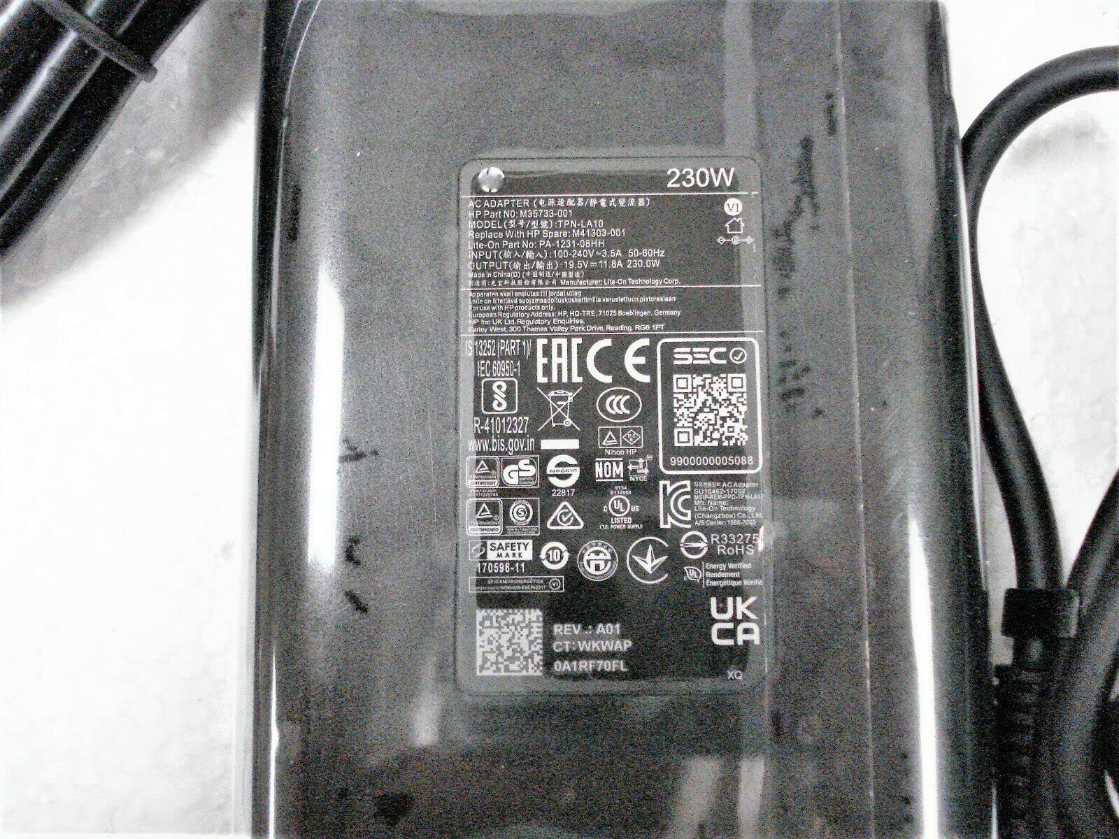 230W Genuine Small 4.5Mm Tip Charger For Hp Omen 15 16 17 Gaming Laptop M41303 001 Tpn La10 Power Supply Adapter Cord