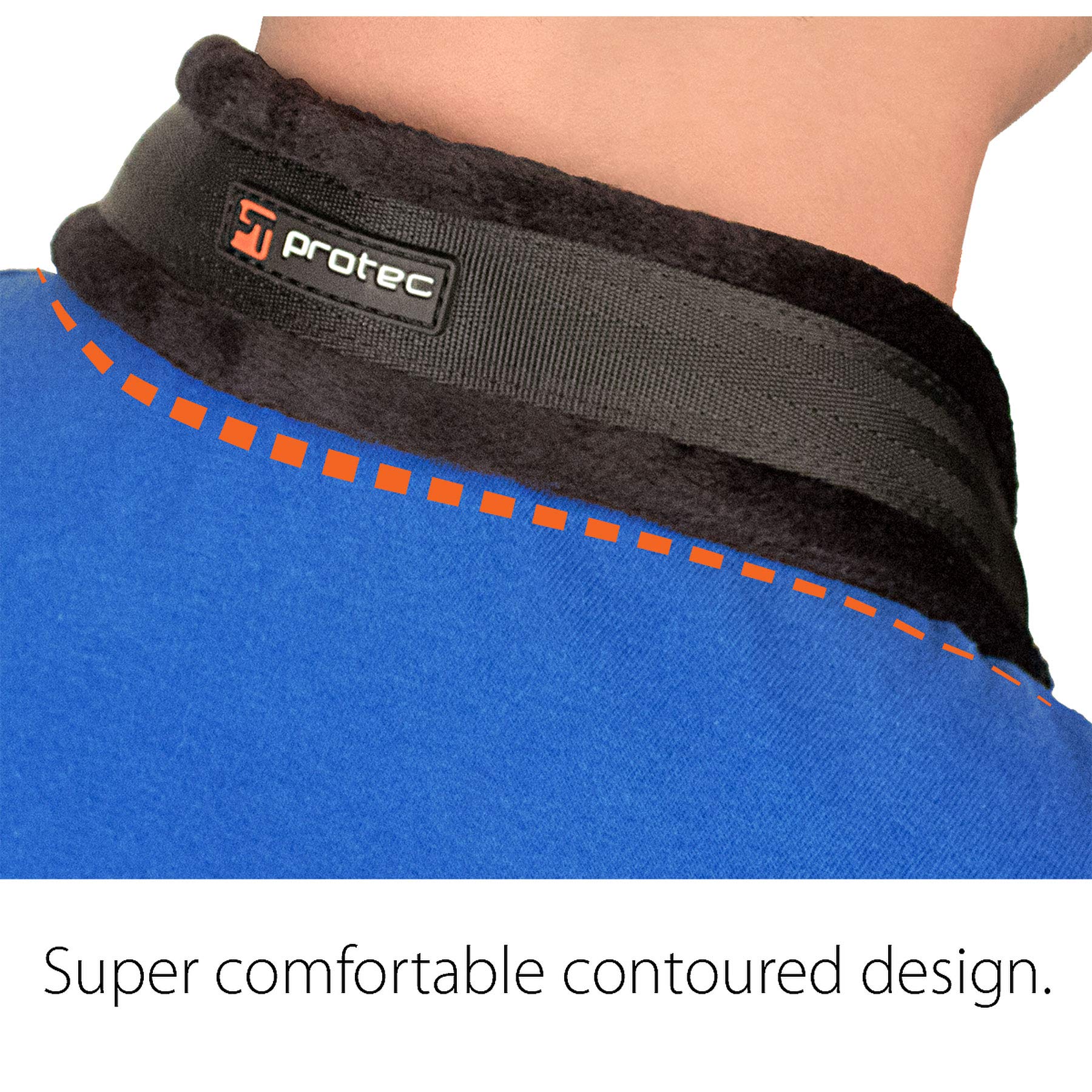 Protec Saxophone Neck Strap With Velour Pad And Metal Swivel Snap (Junior Size, Model A311M),Black