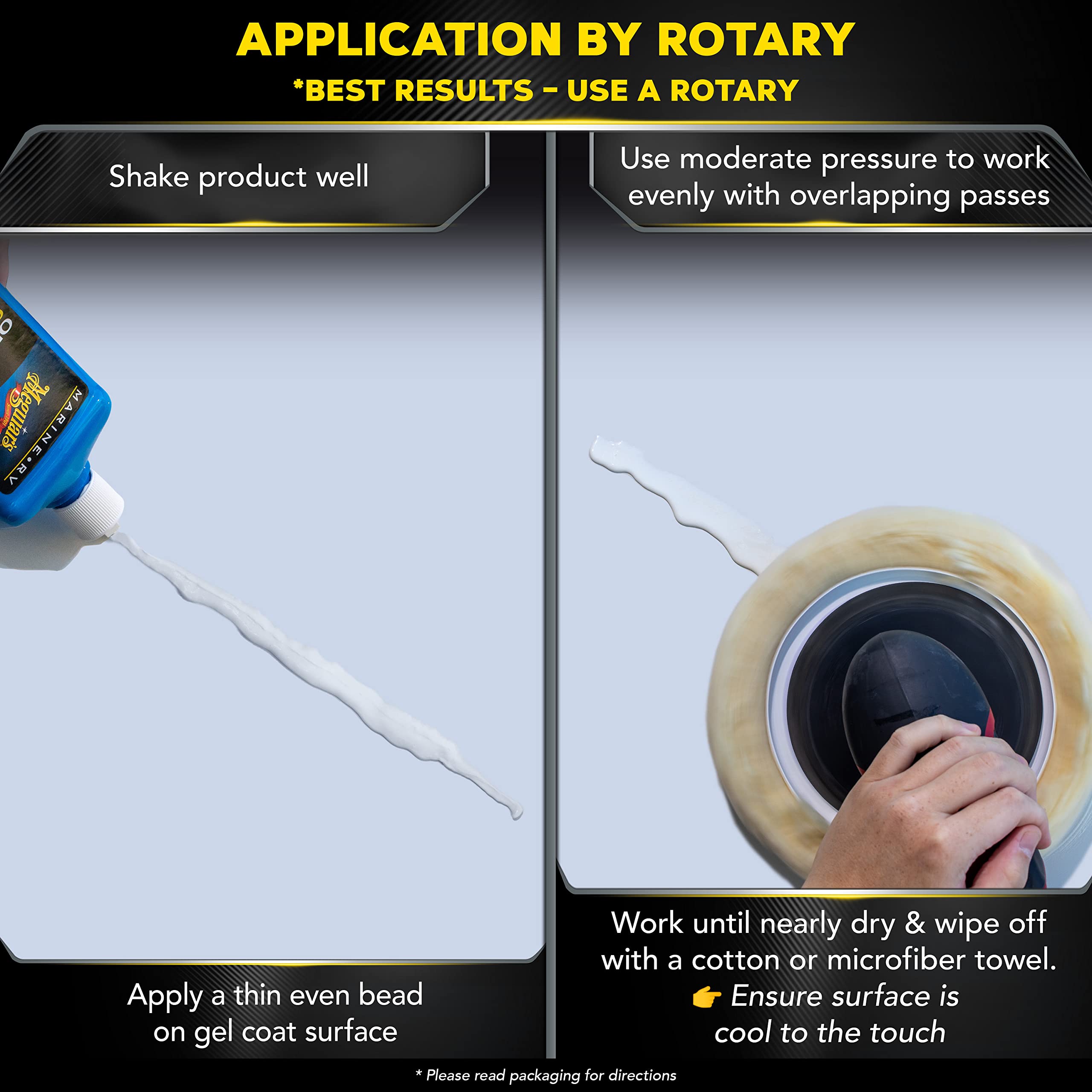 Meguiar'S Marine/Rv One Step Compound - Marine And Rv Restorer That Removes Heavy Oxidation And Scratches While Restoring Gloss ,WBAUVB00029CYRG