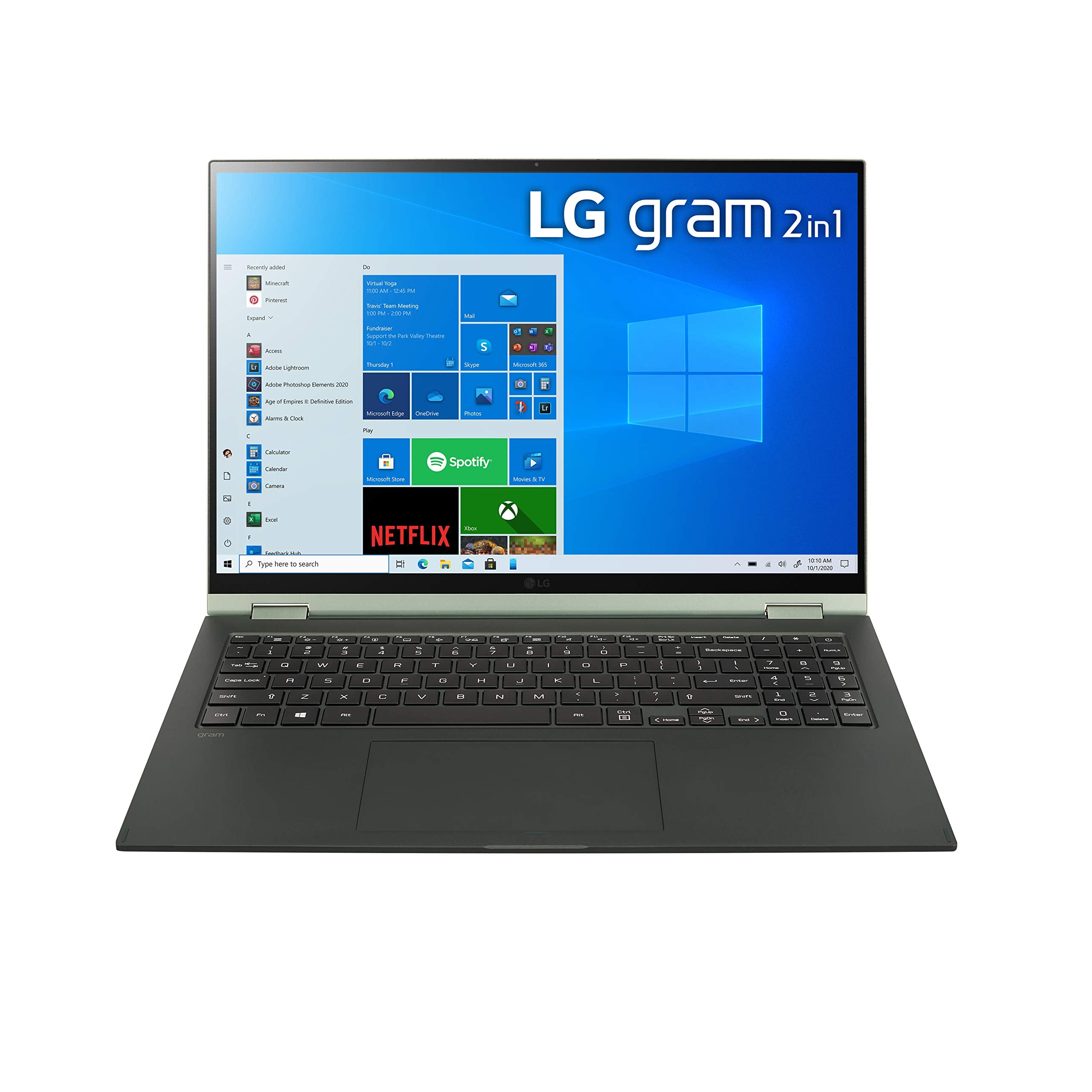 Lg Gram 16T90P 16'' Wqxga (2560 X 1600) 2 In 1 Lightweight Touch Display Laptop, Intel Evo 11Th Gen Core I7 , 16Gb Ram, 512Gb Ss