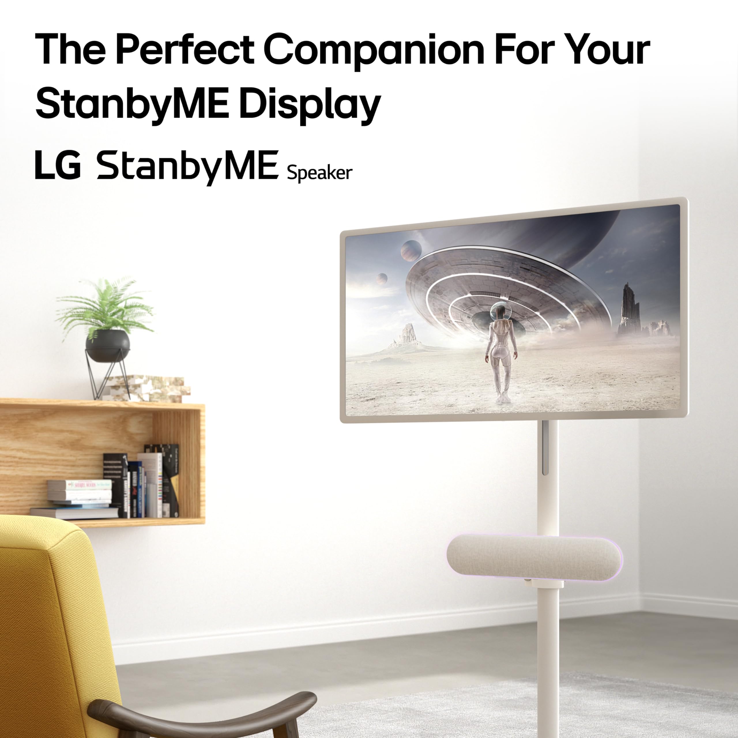 Lg 27 Inch Class Stanbyme 1080P Portable Touch Screen Monitor 27Art10Akpl, Built In Battery, Full Swivel Rotation, 60Hz Refresh