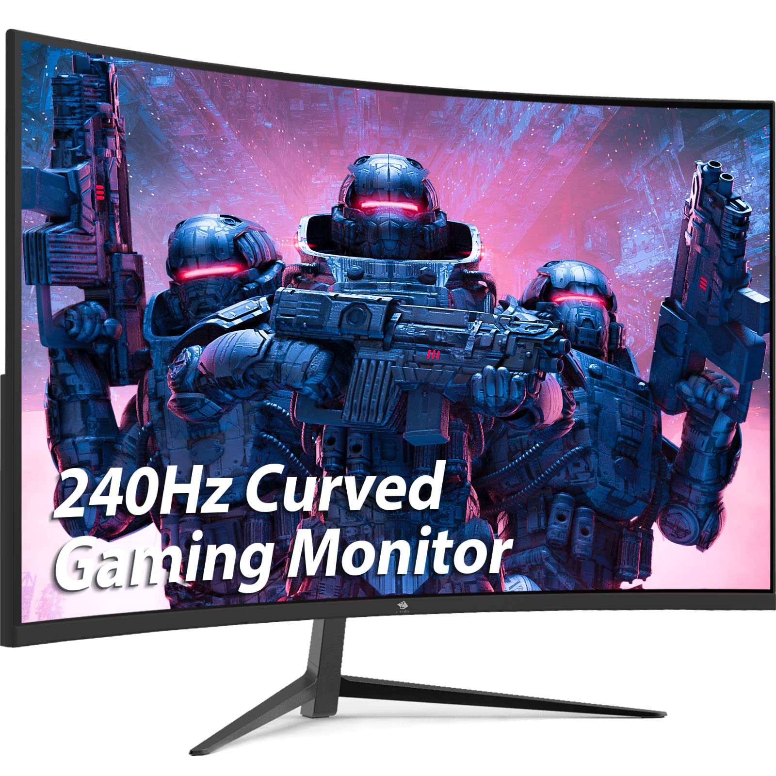 Z Edge 27 Inch Curved Gaming Monitor 16:9 1920X1080 240Hz 1Ms Frameless Led Gaming Monitor, Ug27P Amd Freesync Premium Display P