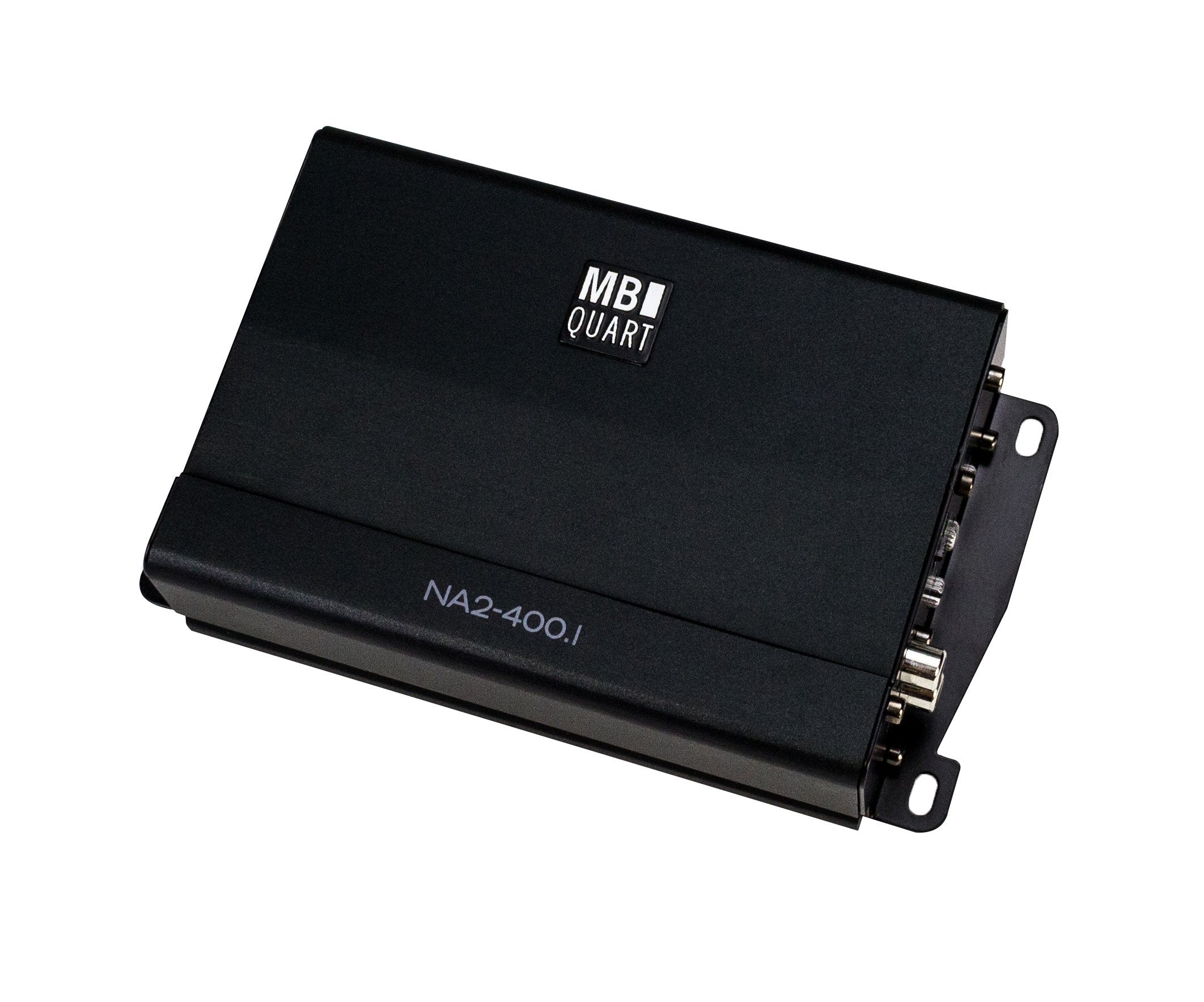 Mb Quart Marine Powersports Nautic 1 Channel 400 Watt Maximum Power Full Range Class D Amplifier With Pwm Mosfet Power, Black