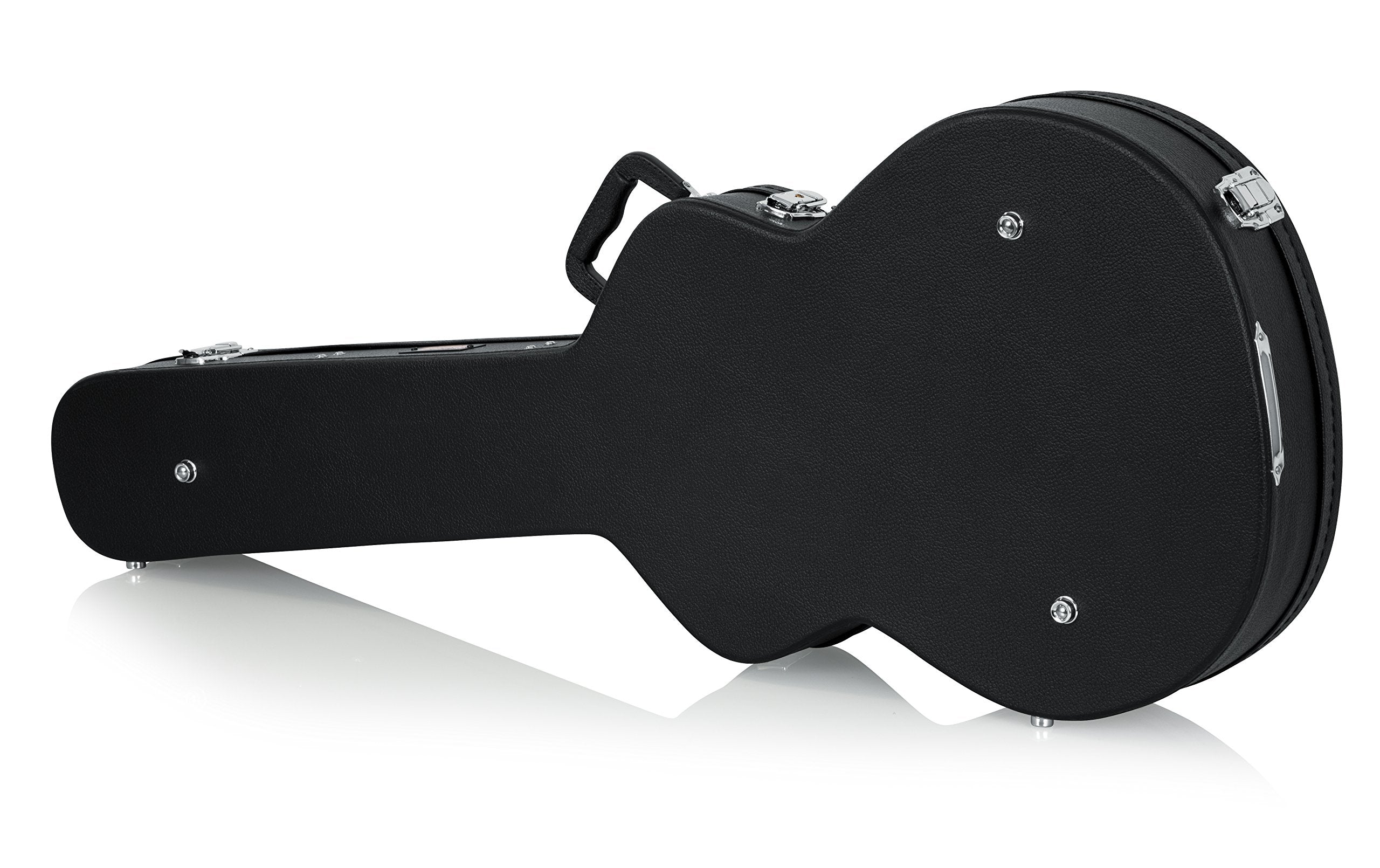 Gator Cases Hard Shell Wood Case For Semi Hollow Guitars; Fits Gibson 335 (Gwe 335),Black