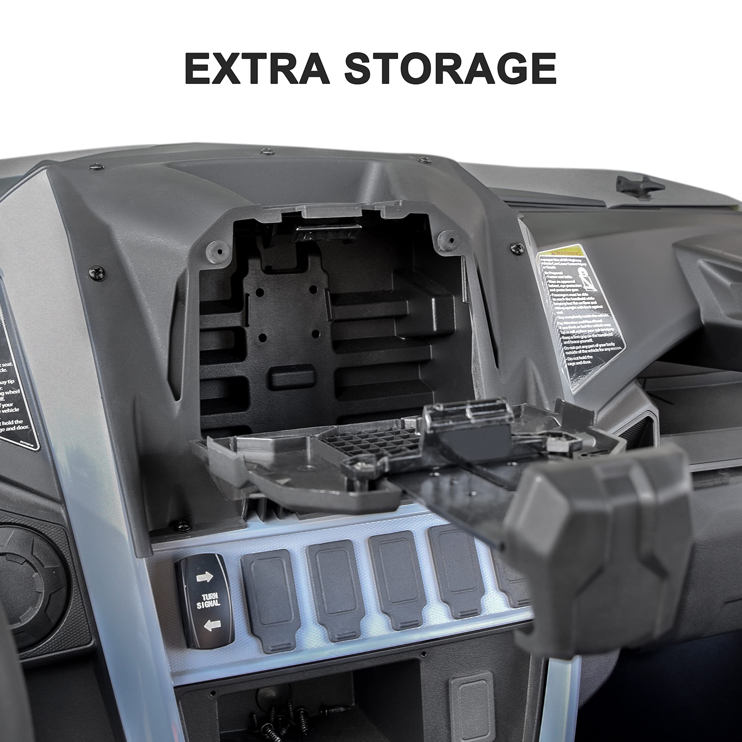 Sautvs Electronic Device Phone Tablet Holder With Extra Storage Box For Yamaha Wolverine Rmax2 Rmax 2 1000/ Rmax4 Rmax 4 1000 20