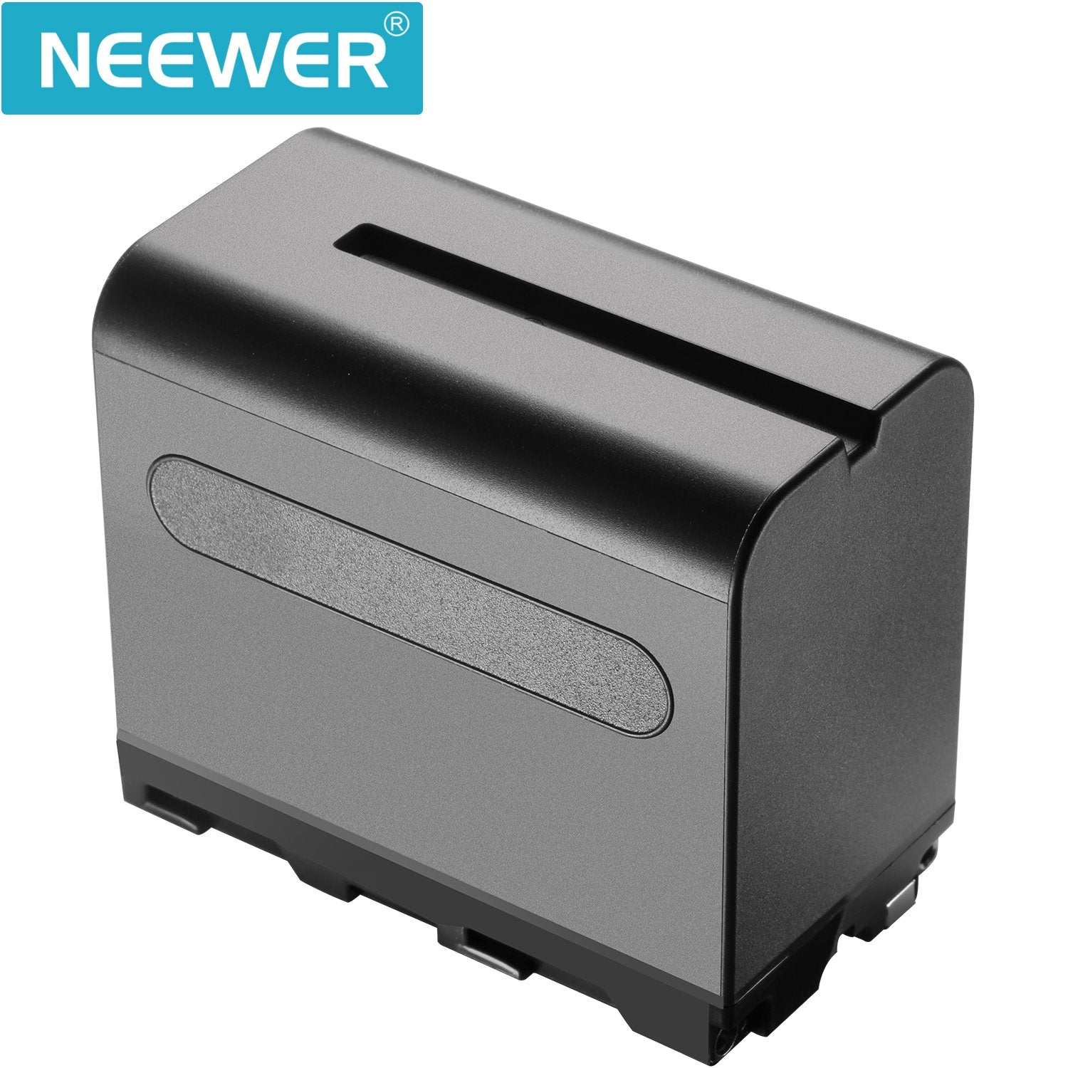 Neewer 6600Mah Li Ion Battery, Replacement Battery For Sony Np F970 Np F960 Np F975 Np F570 Np  F750 Np F770, Suitable Cn160 Nw7